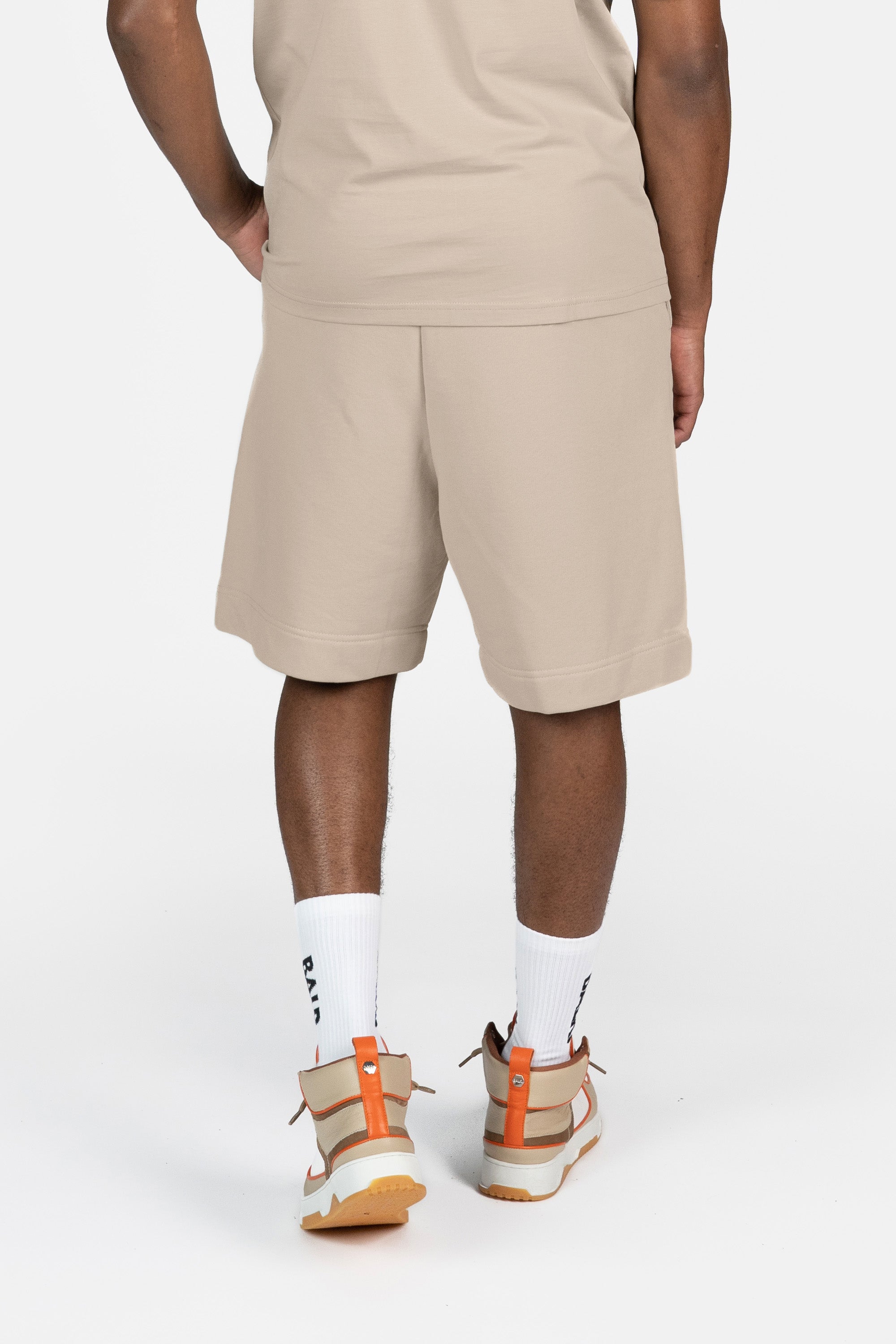 The Wall Box Fit Shorts Silver Lining