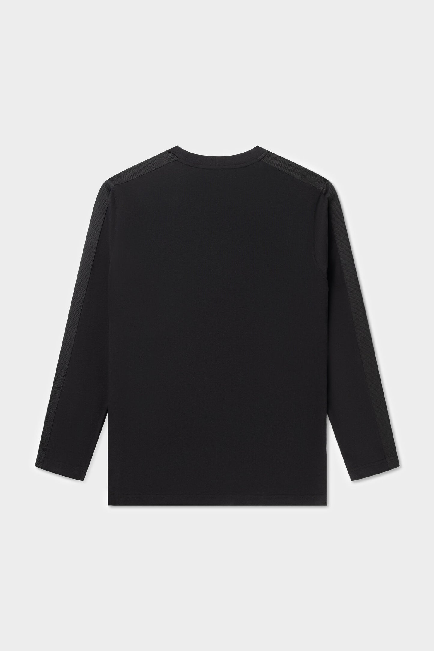Franck Relaxed Tunnel Longsleeve T-Shirt Jet Black