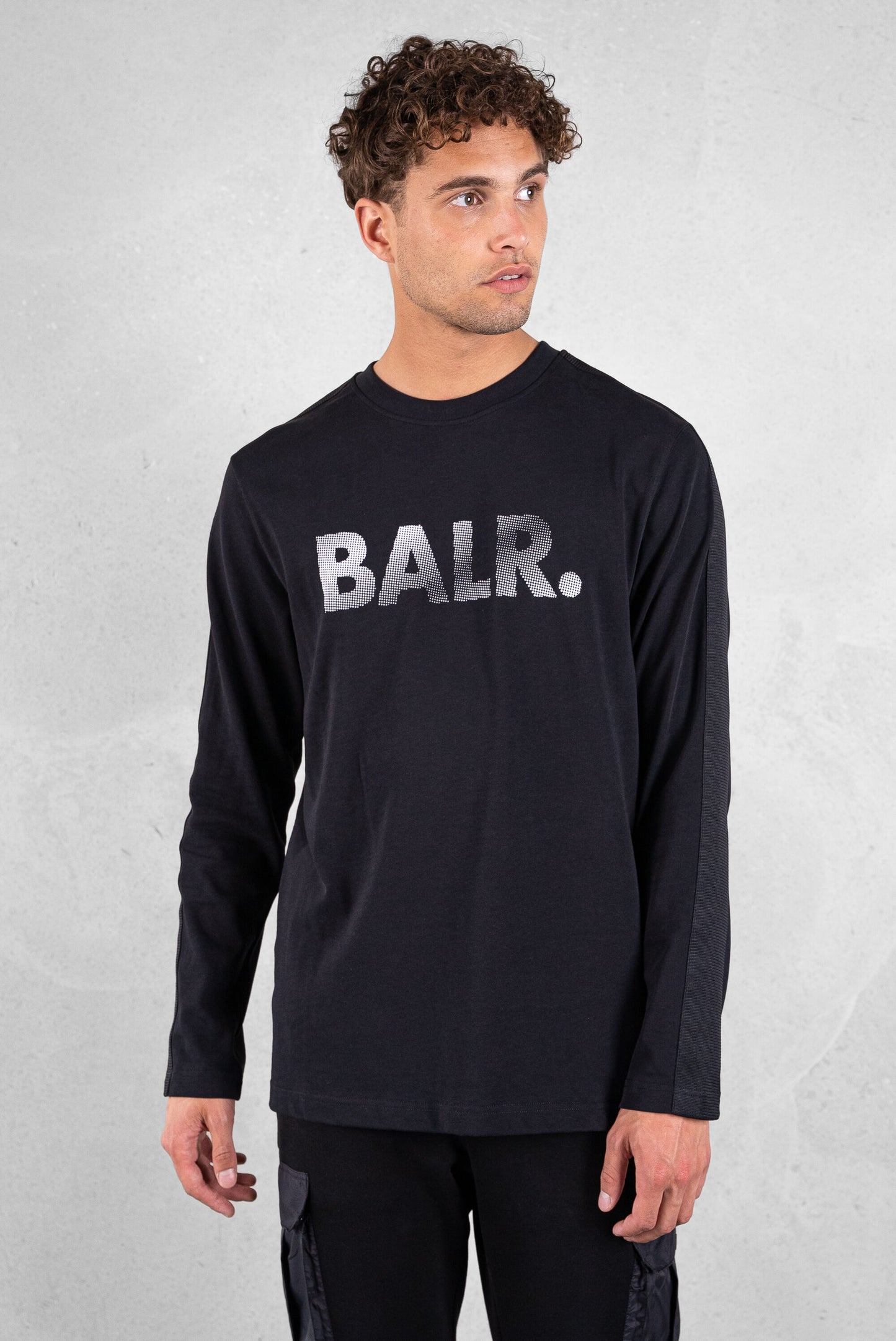 Franck Relaxed Tunnel Longsleeve T-Shirt Jet Black