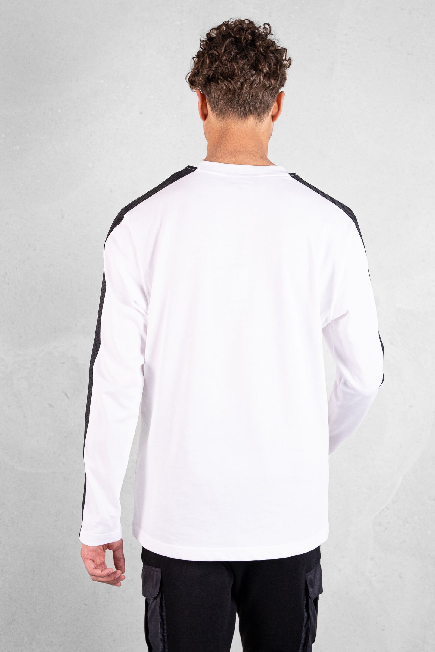 Franck Relaxed Tunnel Longsleeve T-Shirt Bright White