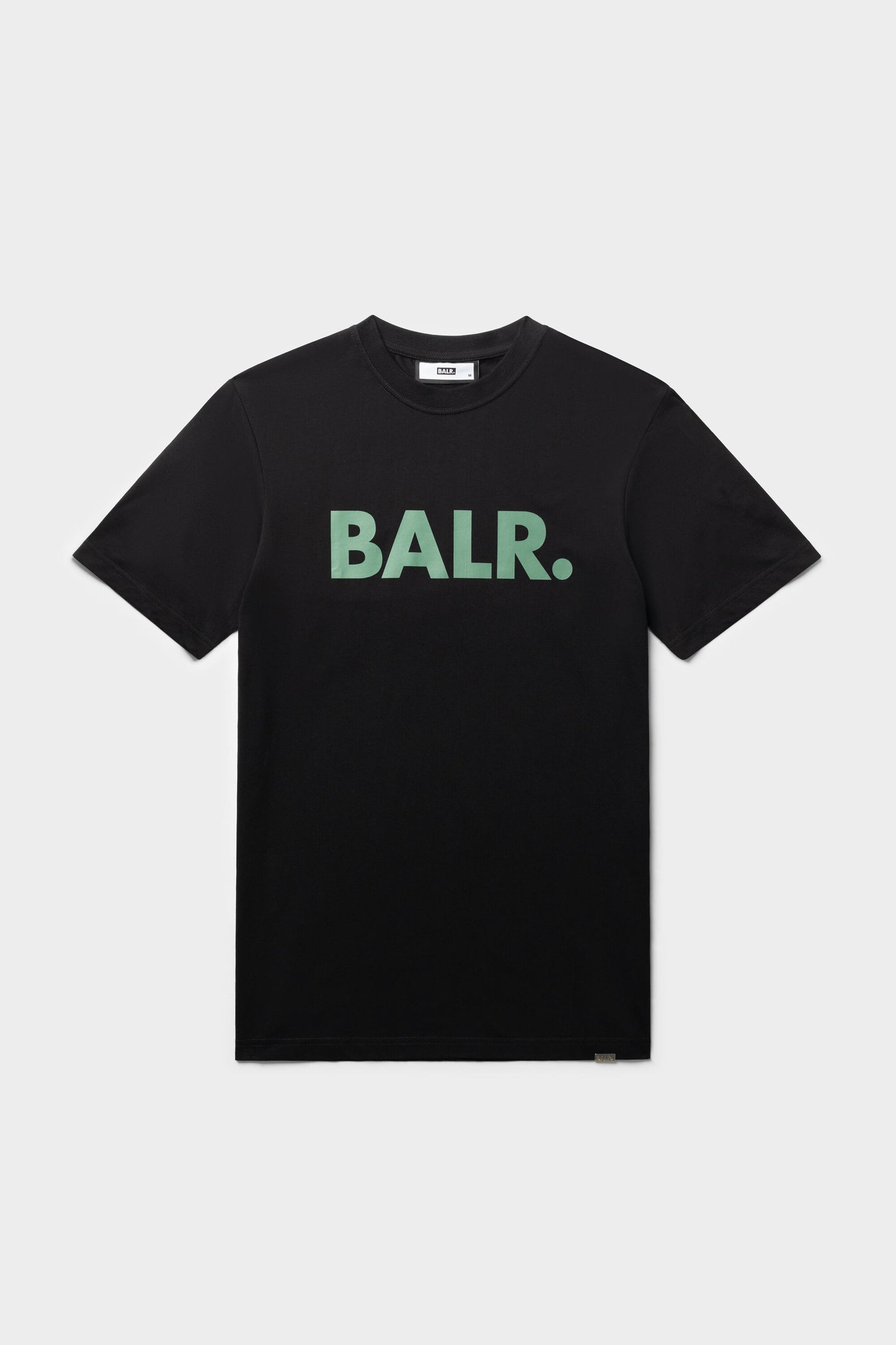 Brand Straight T-Shirt Jet Black/Dark Forest