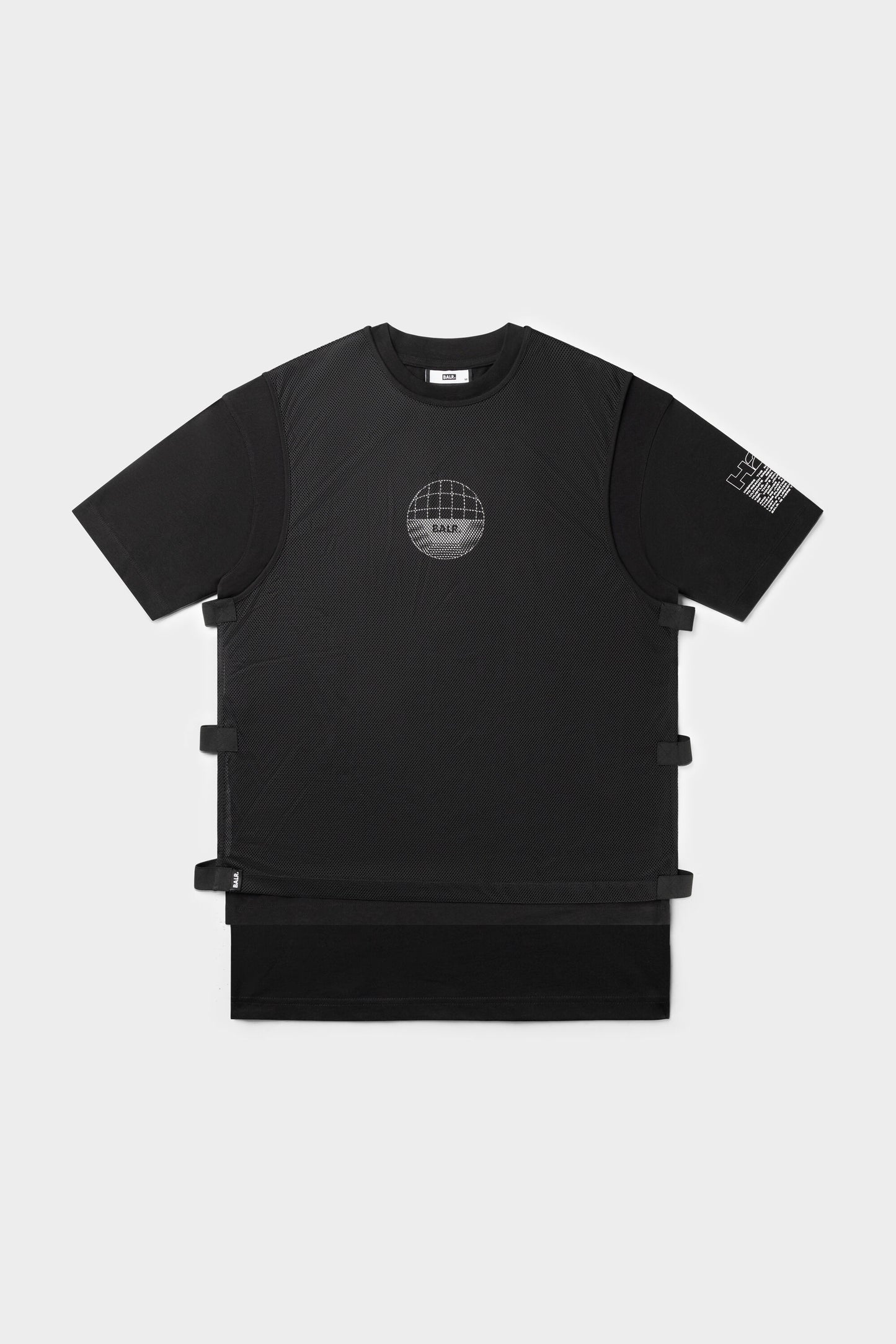 Joey Box Mesh T-Shirt Jet Black