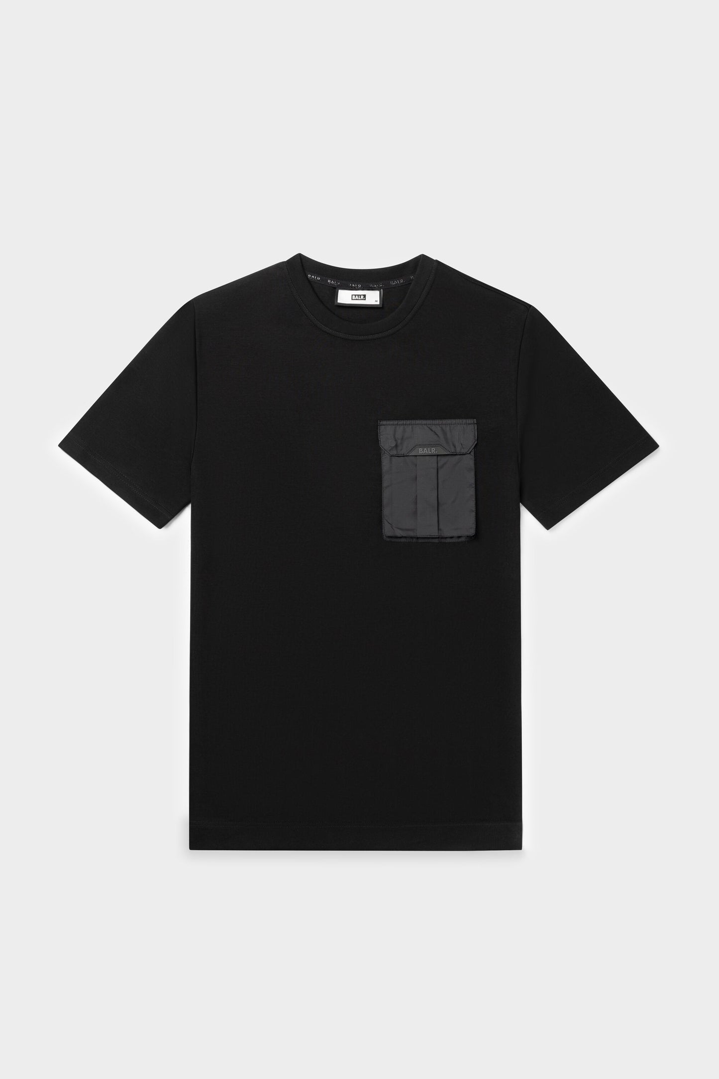 Q-Cargo Series Straight T-Shirt Jet Black
