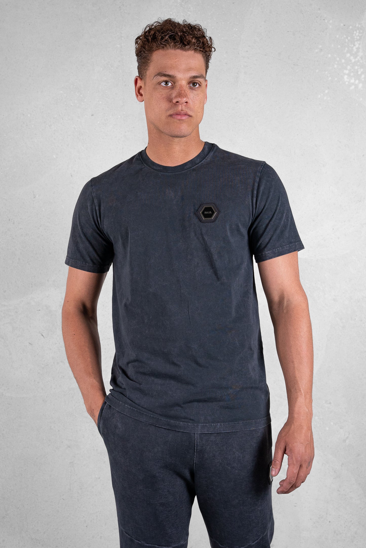 D13 Straight Washed T-Shirt Washed Black