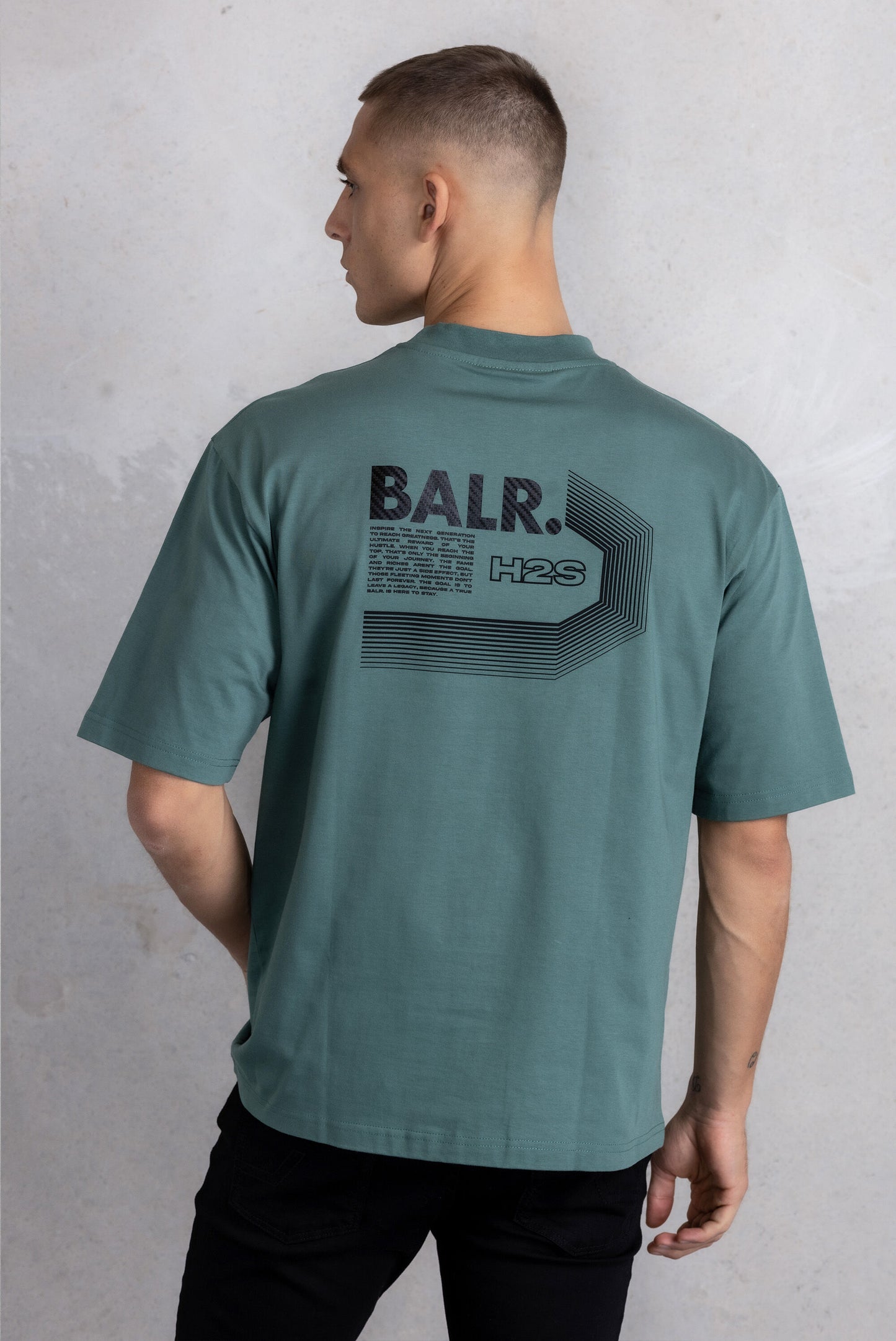 Joey Box Halftrack H2S T-Shirt Donker Bos