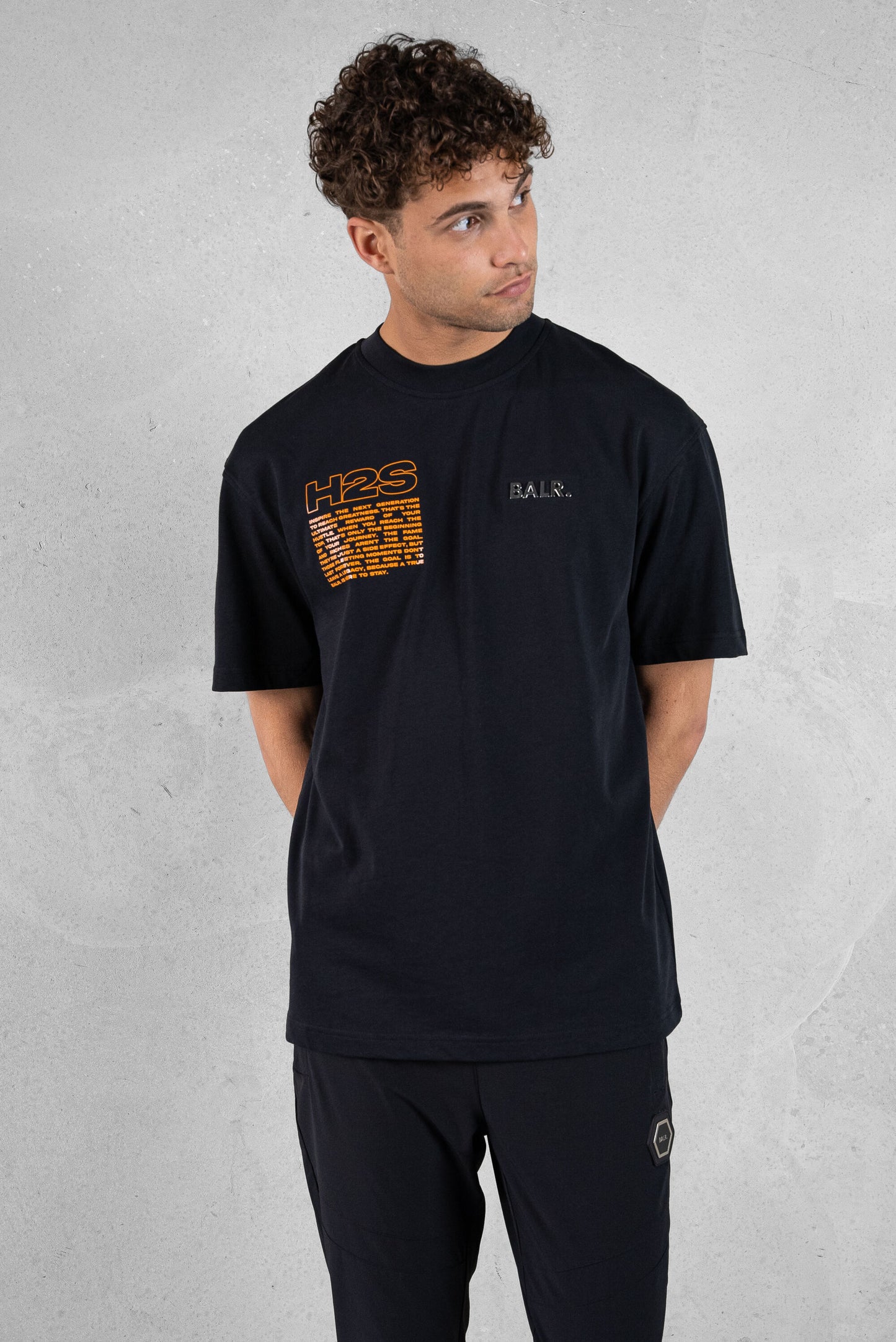 Joey Box H2S T-Shirt Jet Black
