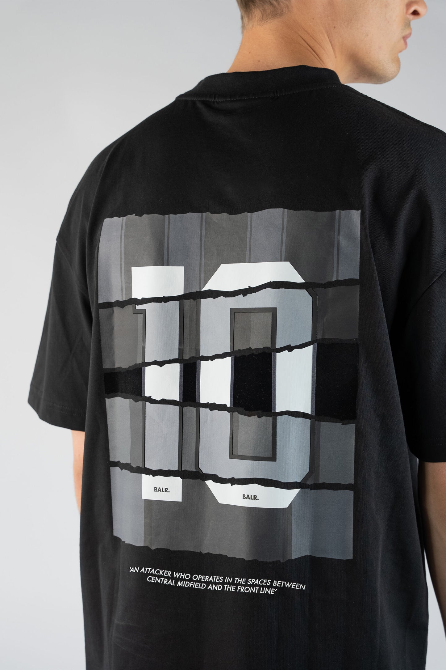 BALR. 10e Verjaardag T-Shirt Jet Black