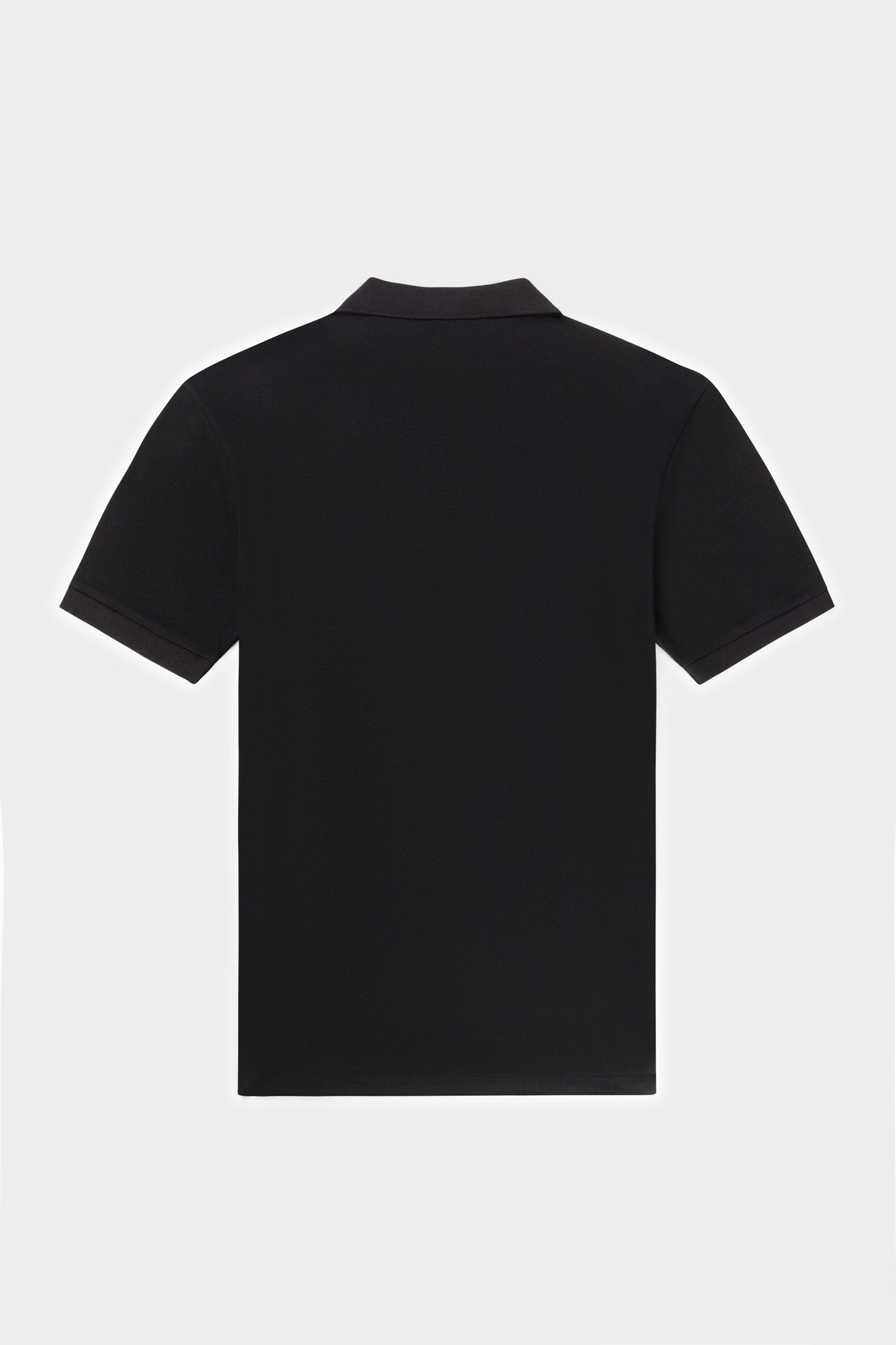 Olaf Straight Emblem Polo Jet Black