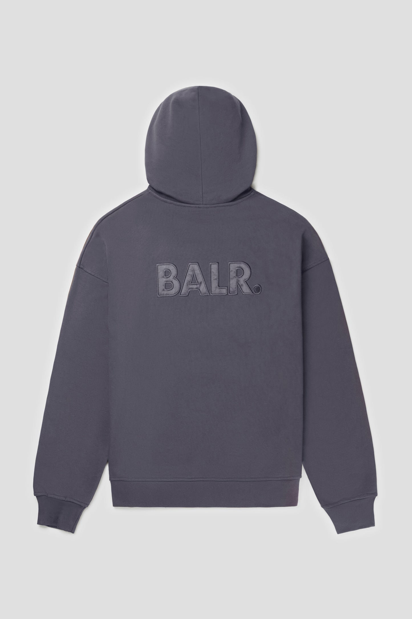 Joey Box Satin Hoodie Asphalt
