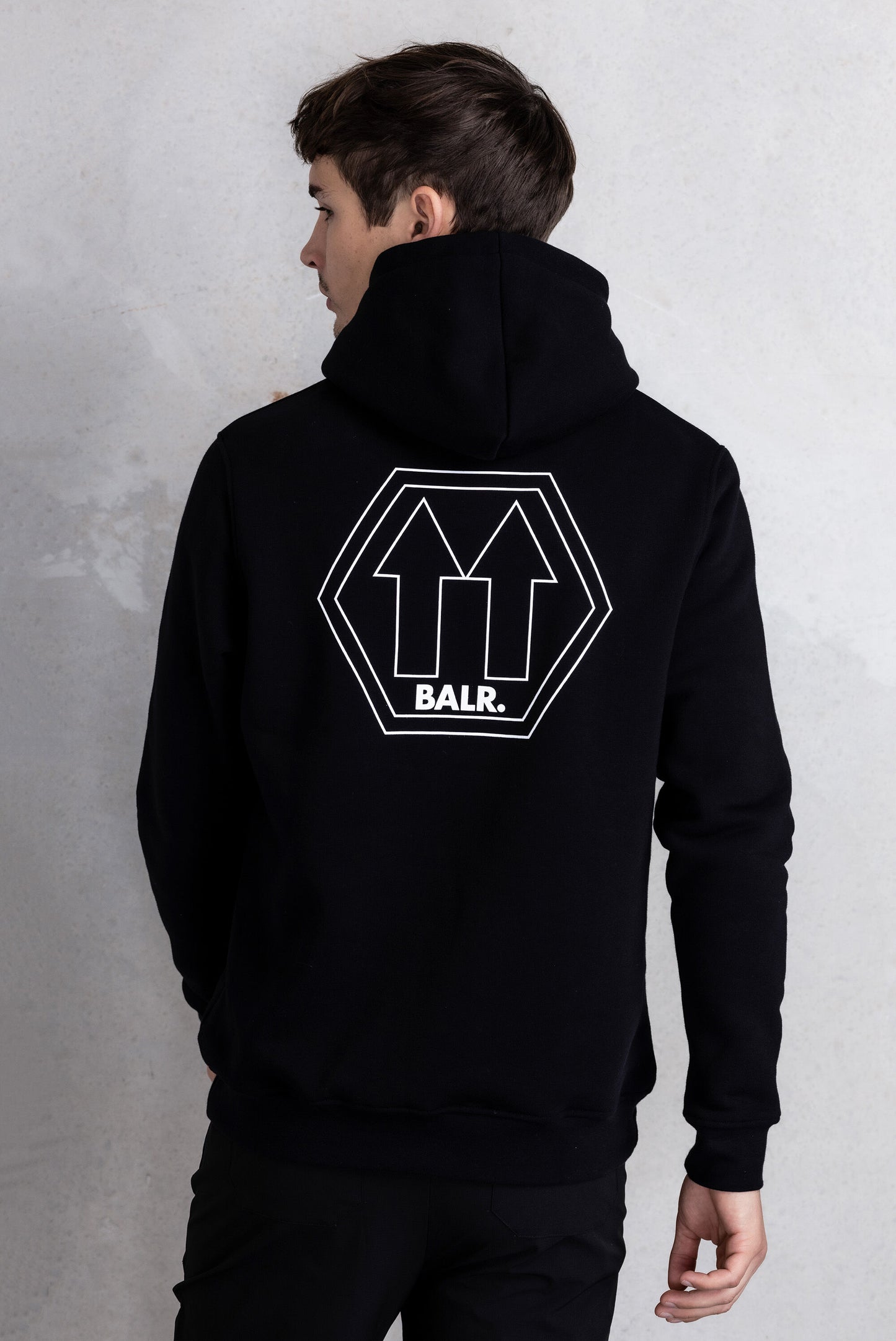 Olaf Straight Arrow Hoodie Jet Black