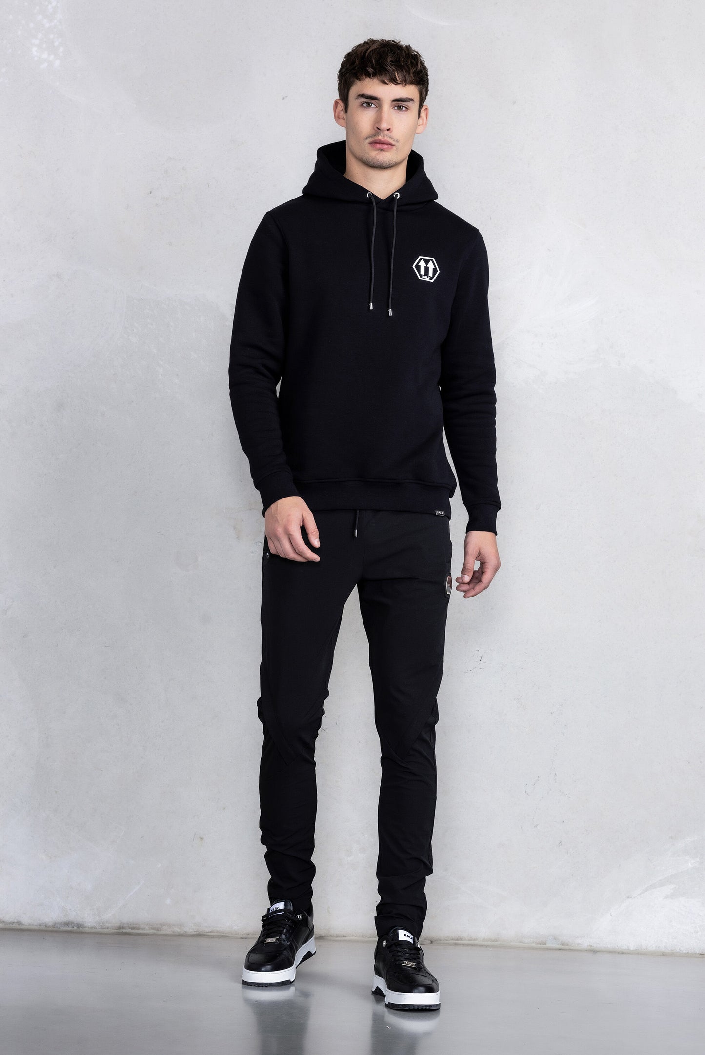 Olaf Straight Arrow Hoodie Jet Black