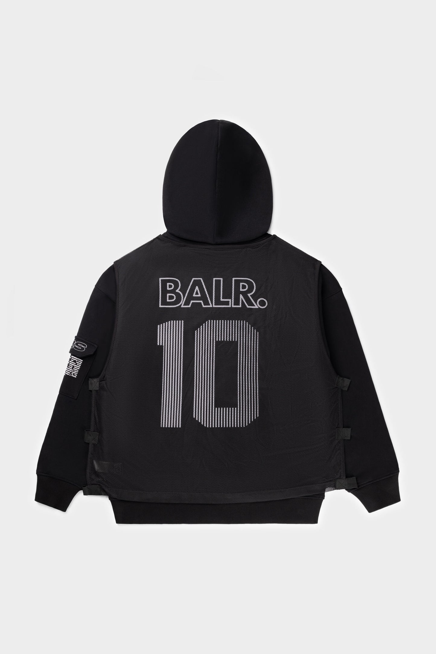 Joey Box Mesh H2S Hoodie Jet Black