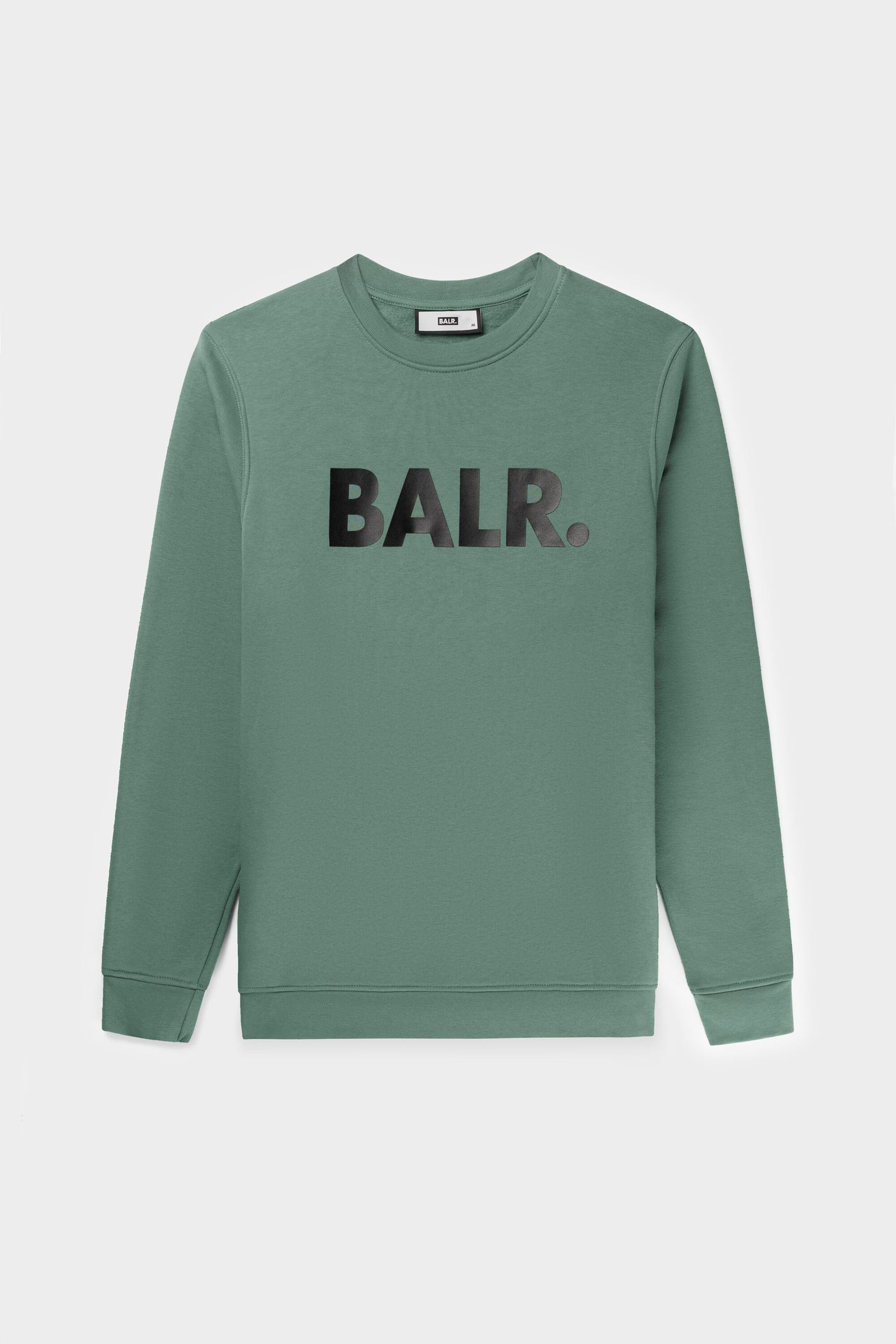 Brand Straight Crewneck Dark Forest/Jet Black