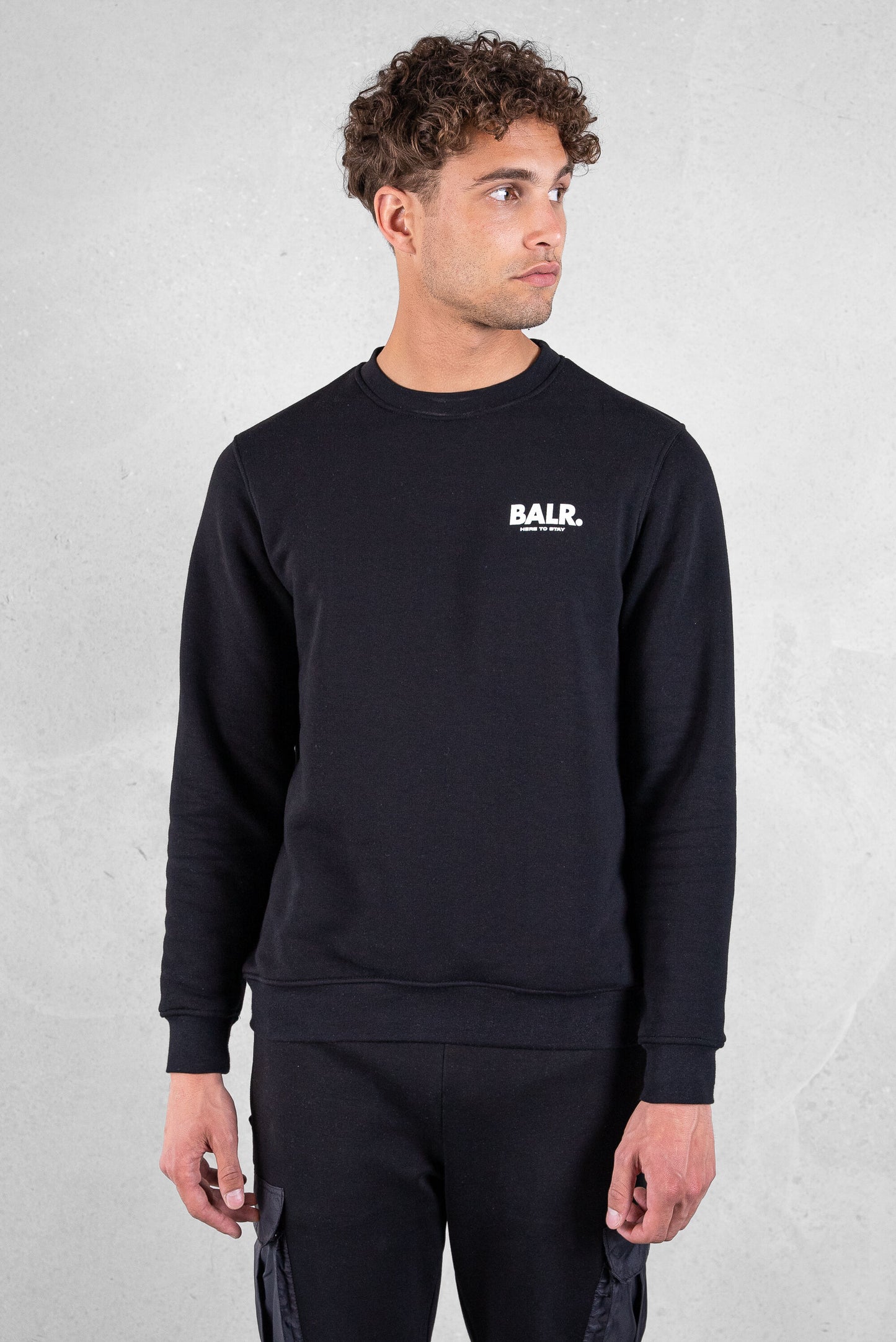 Olaf Straight H2S Globe Crewneck Jet Black