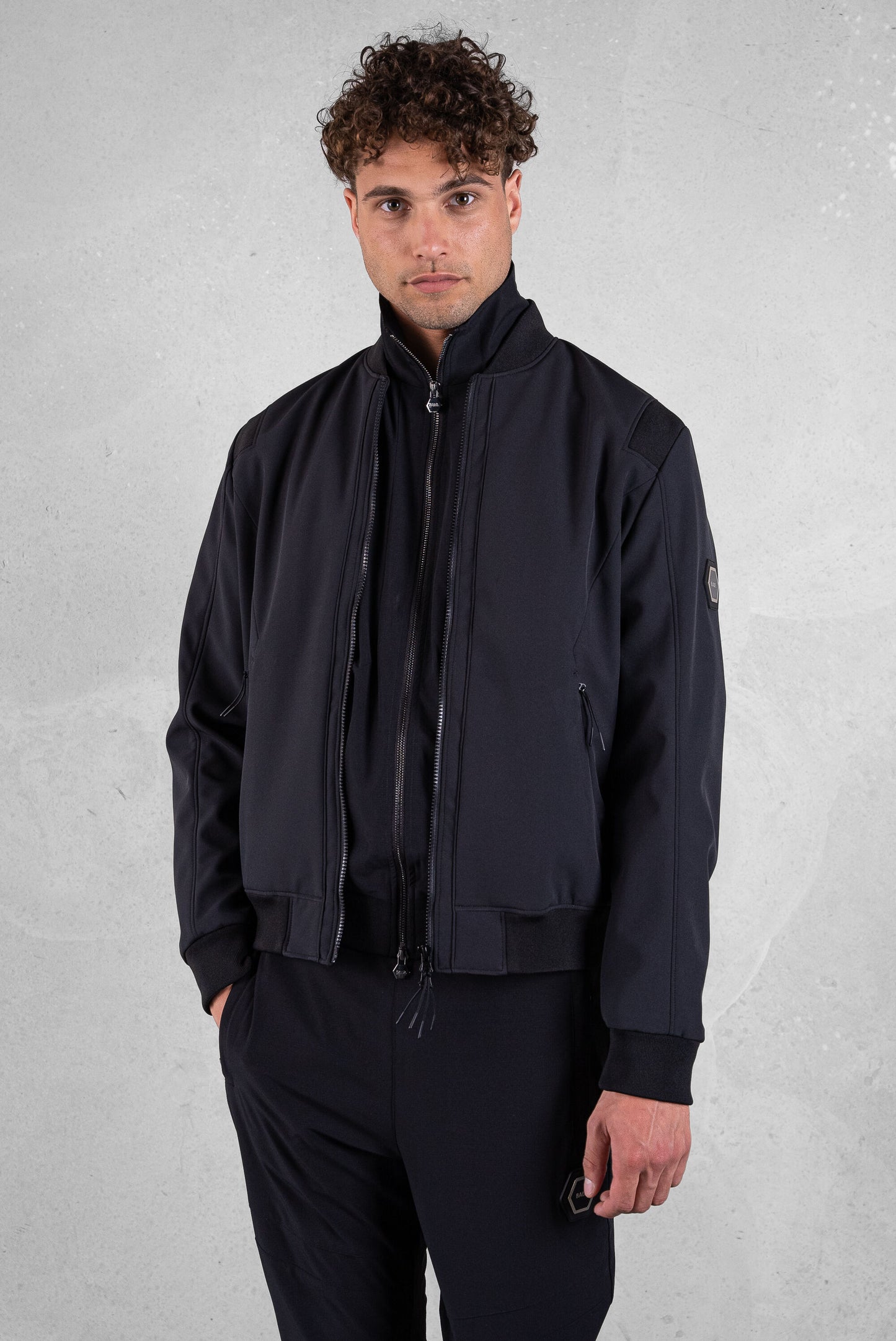 Chase Straight Bomberjacke Jet Black