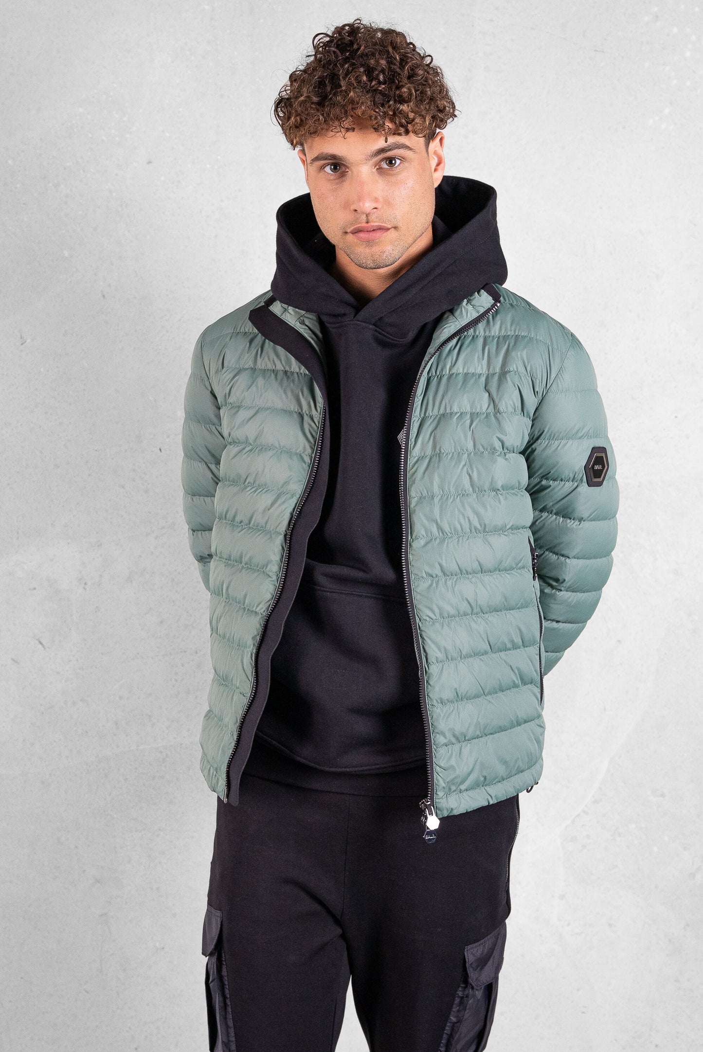 Lincoln Regular Pufferjacke Dark Forest