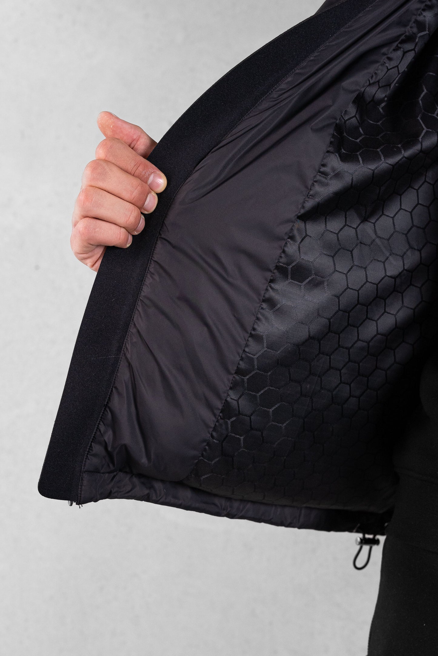 Miles Straight Puffer Jacket Jet Black