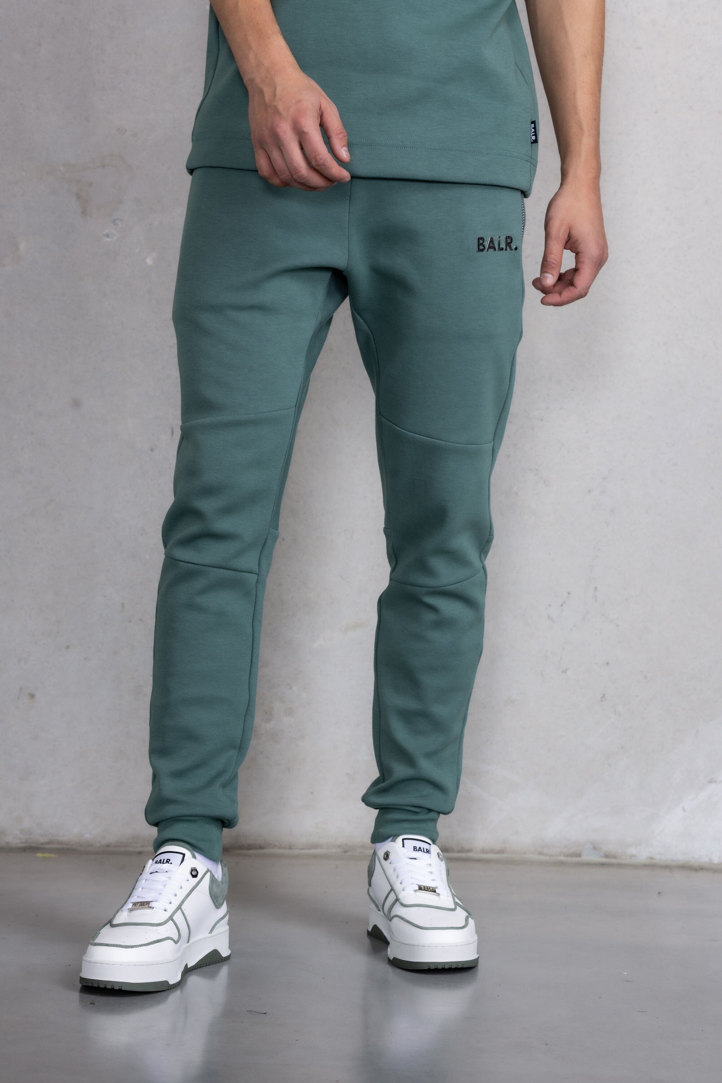 Q-Series Slim Klassische Sweatpants Dark Forest