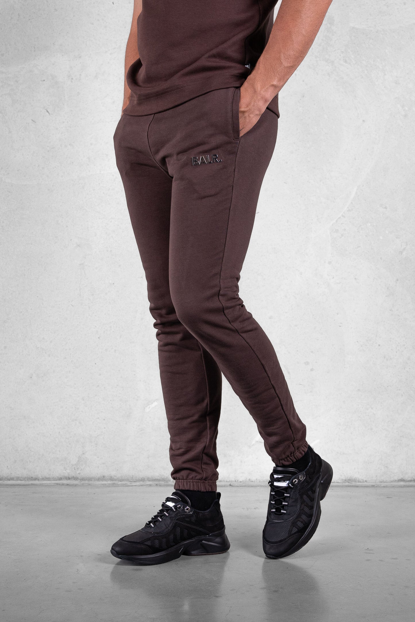 Regular Metal Brand Jogger Java