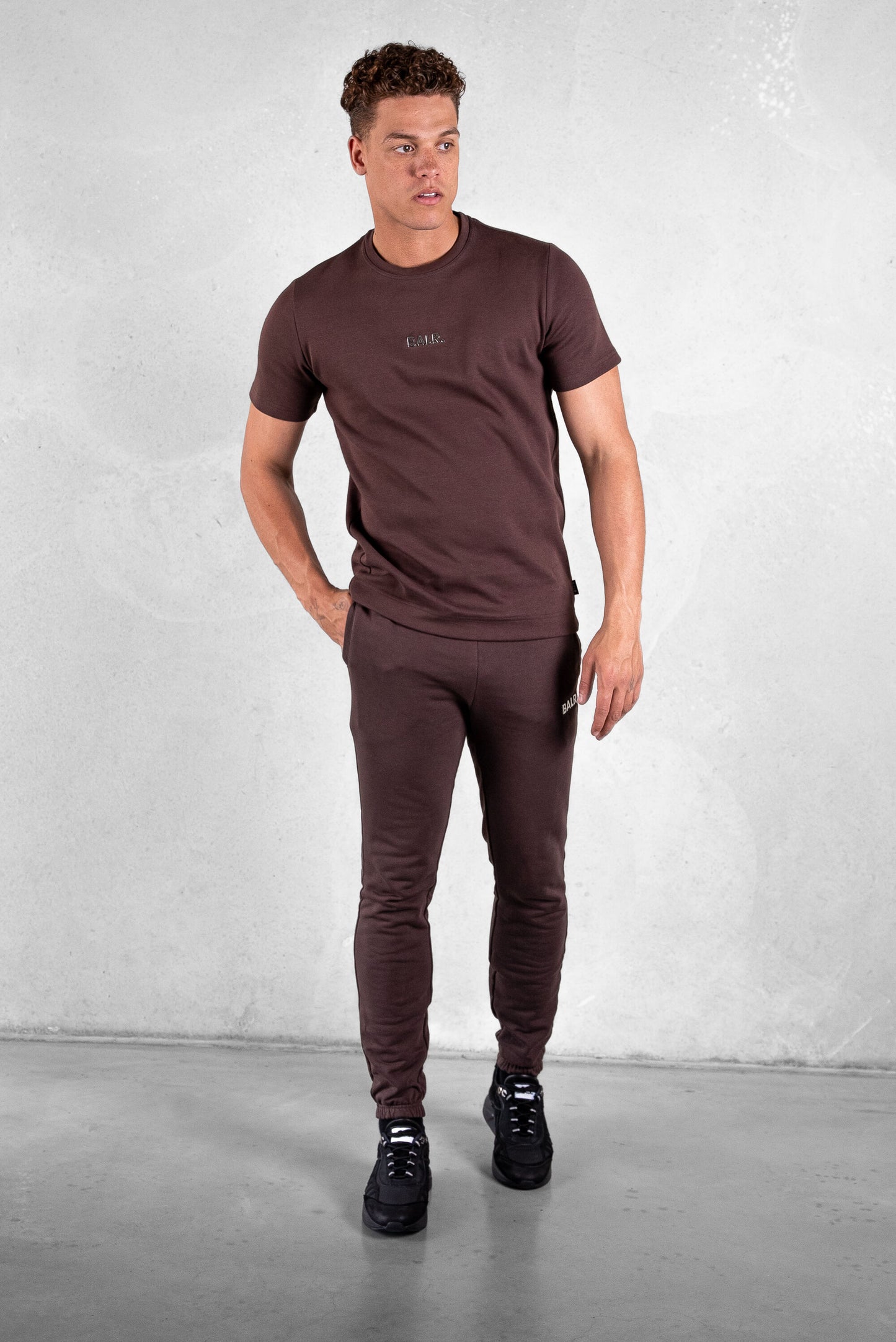 Regular Metal Brand Jogger Java
