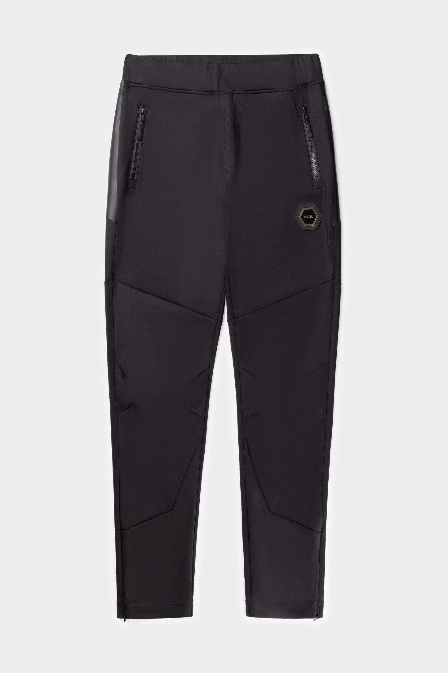 Louis Slim Tech Zip Track Pants Jet Black