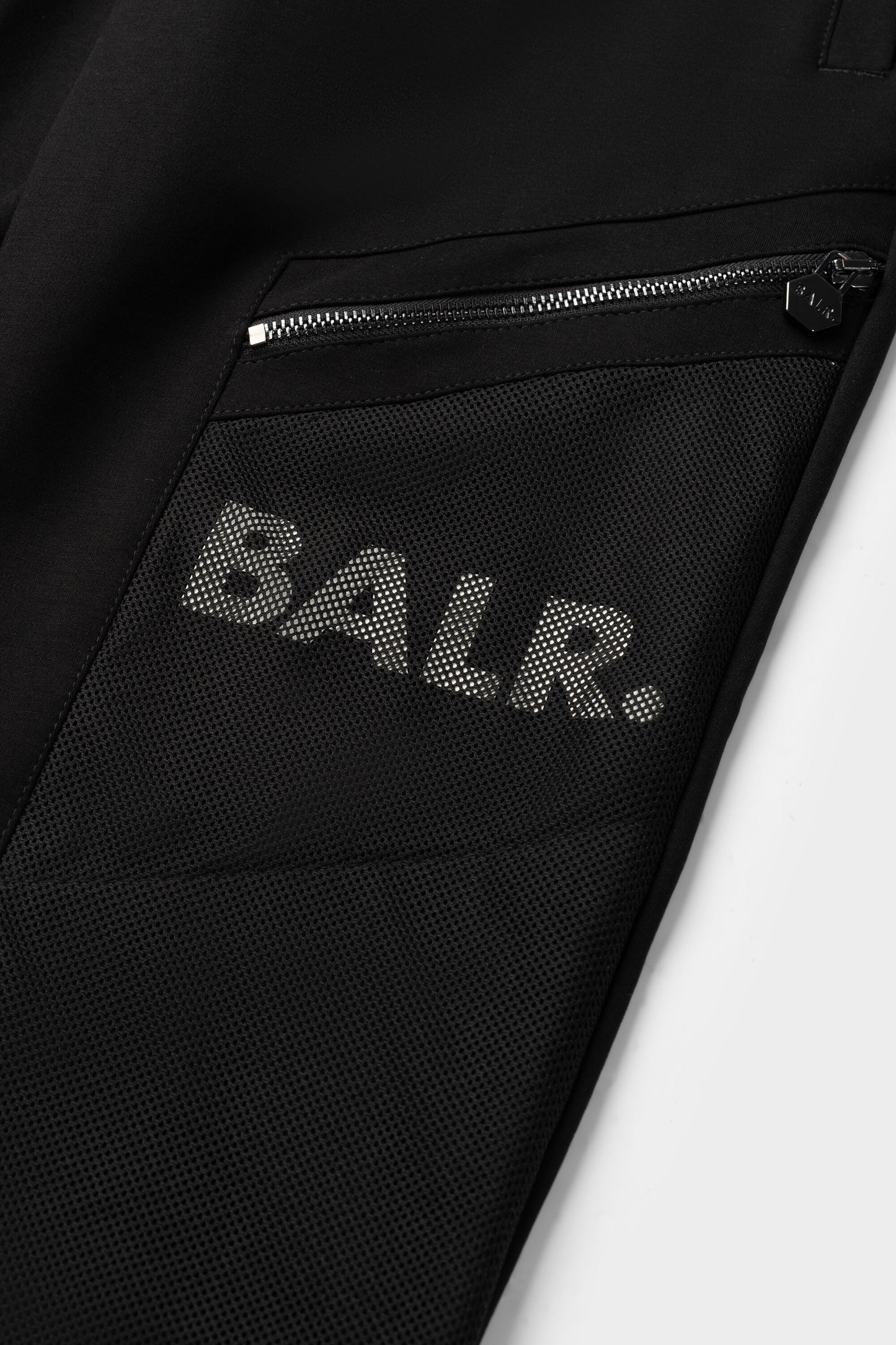 Louis Slim Mesh Track Pants Jet Black