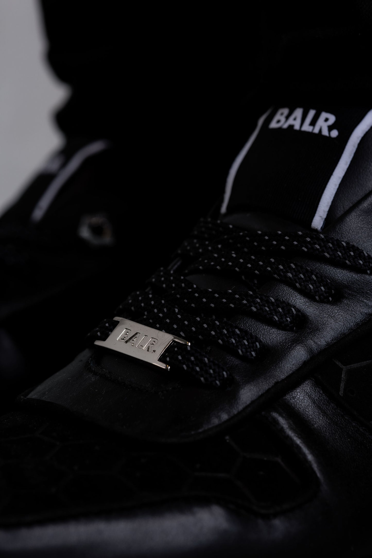 Club C Classic Debossed Hex Sneaker Jet Black