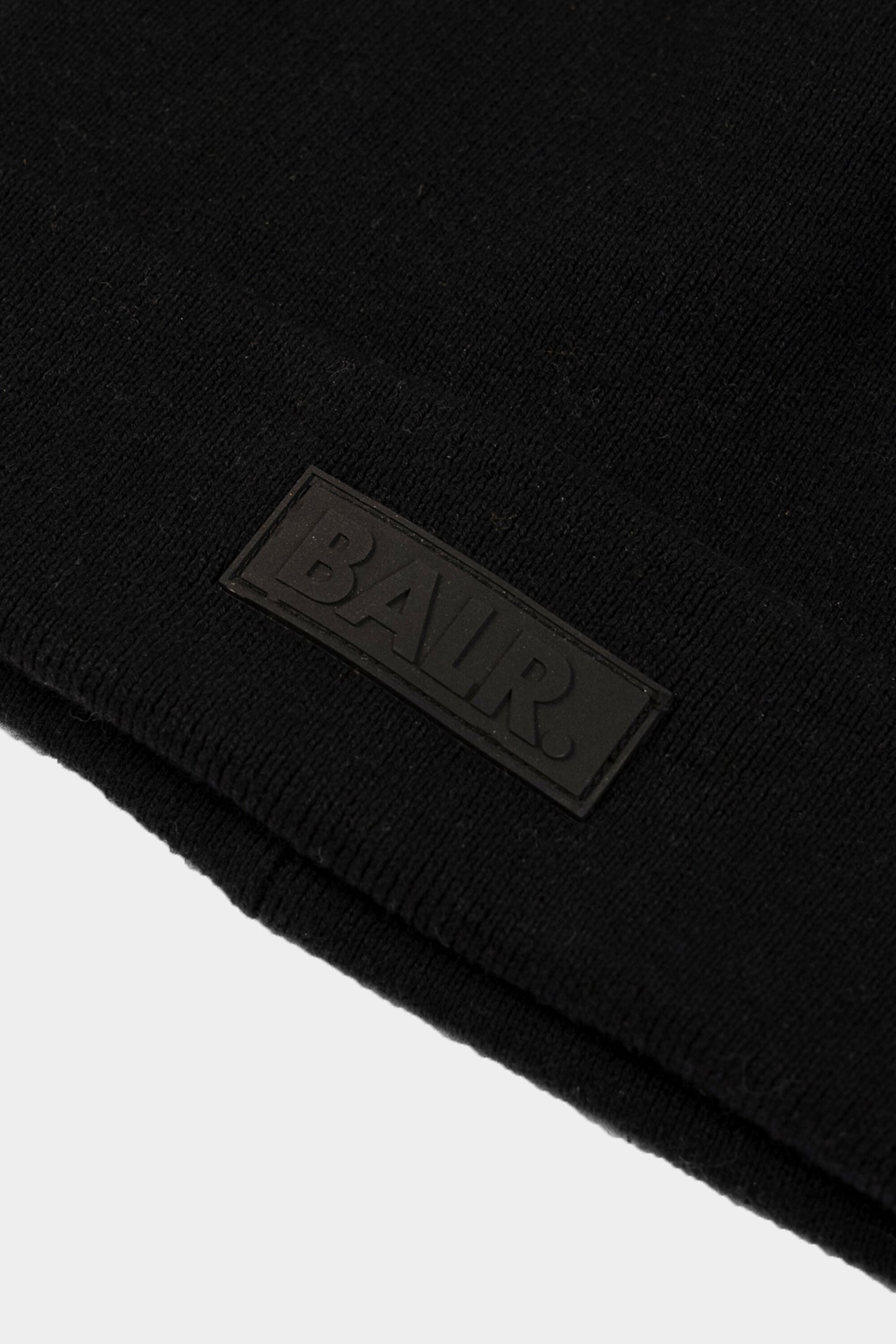 Ash Rib Beanie Jet Black