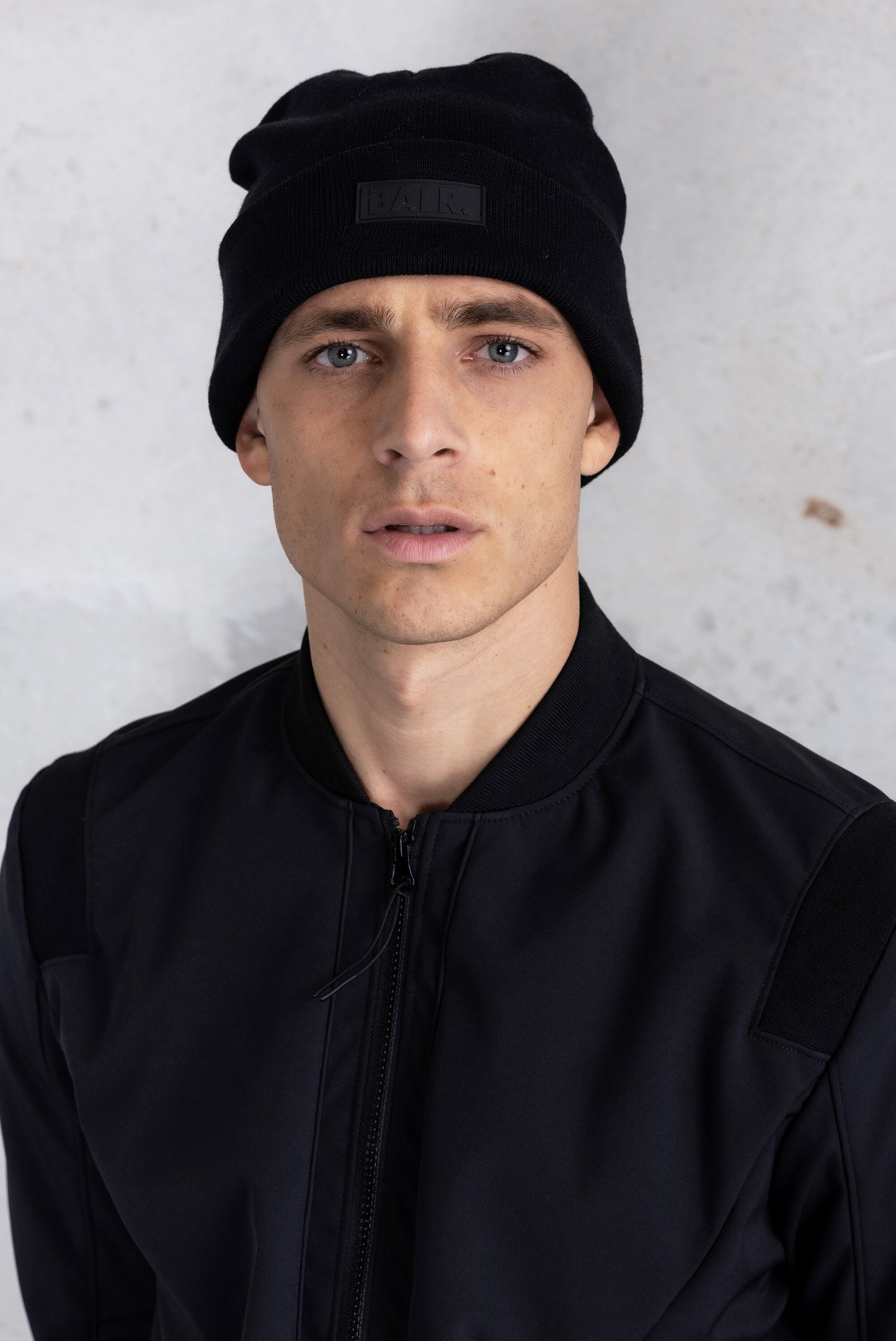 Ash Rib Beanie Jet Black