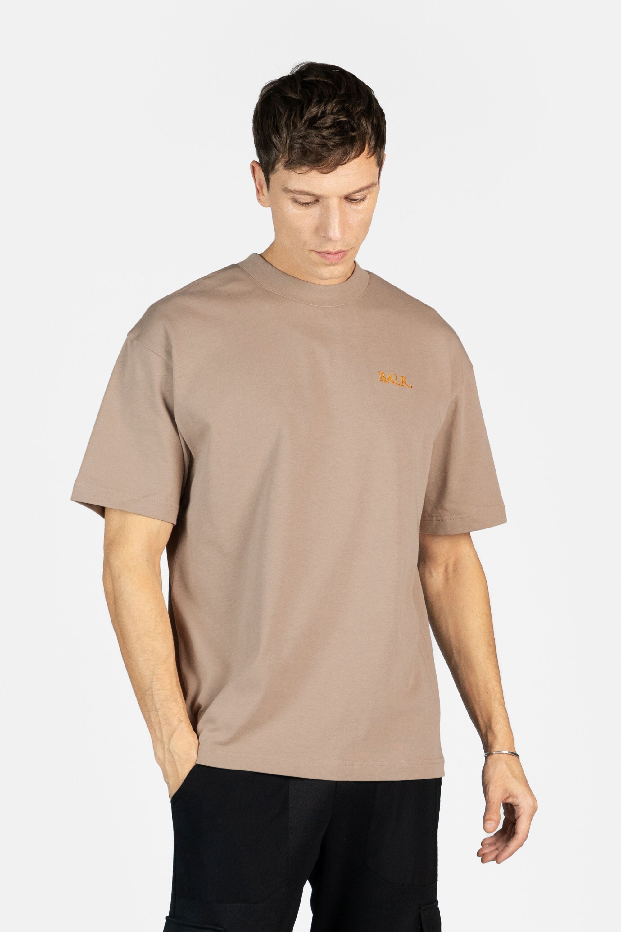 Game of the Gods Box Fit T-Shirt Warm Taupe