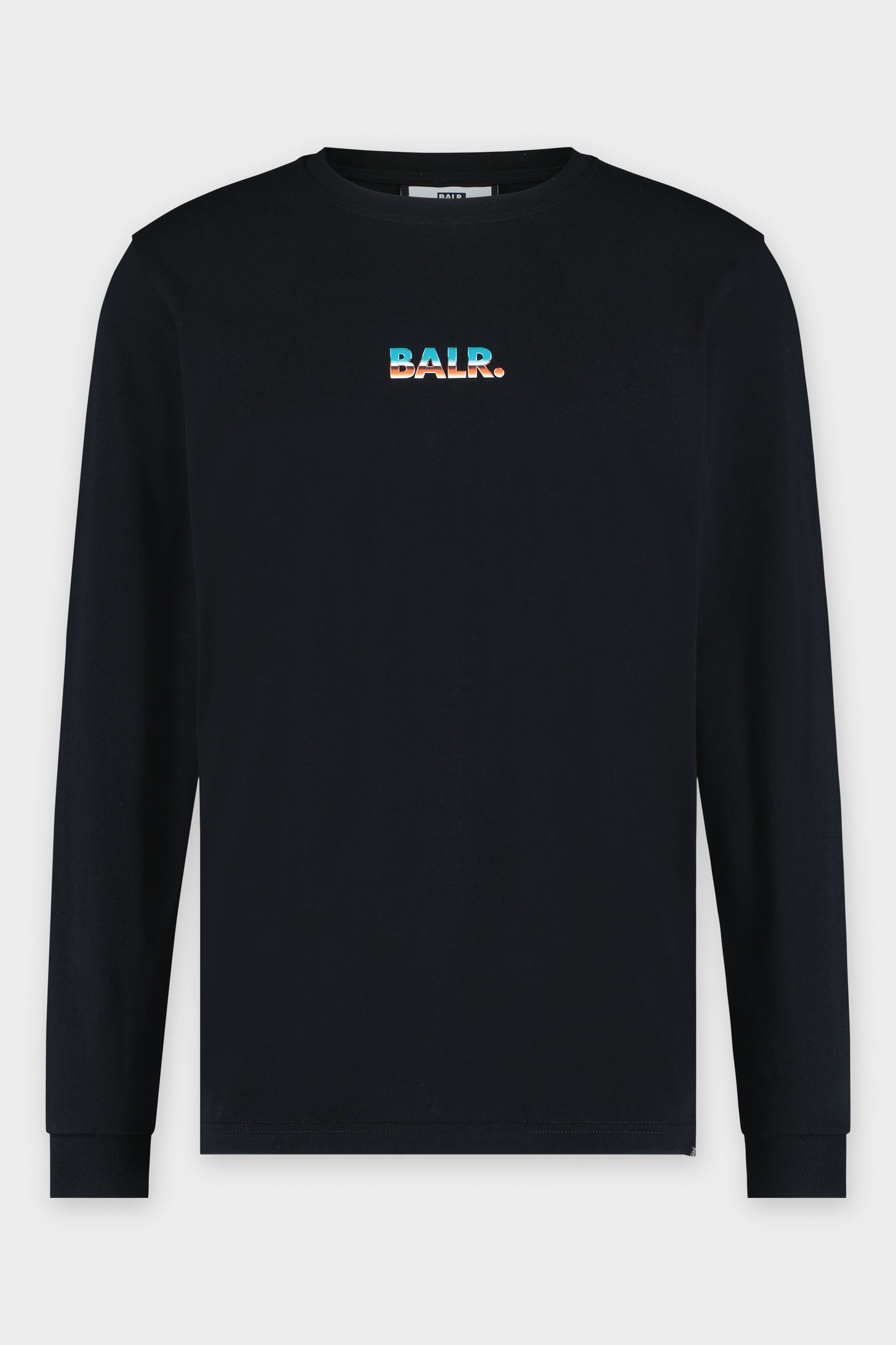 Olaf Straight BALR. LV Chrome Long Sleeve Jet Black