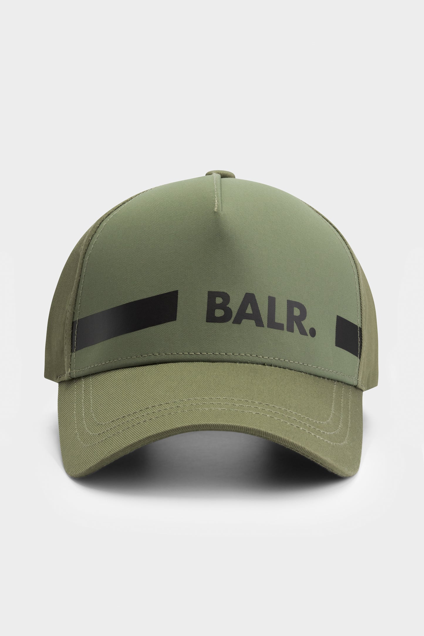 Classic Cotton Horizontal Logo Cap Oil Green