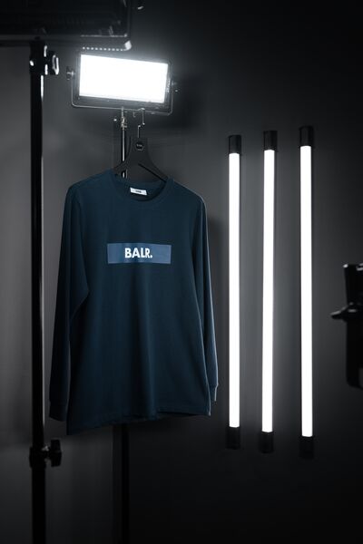 BALR. Straight Longsleeve Tilted Navy Blue