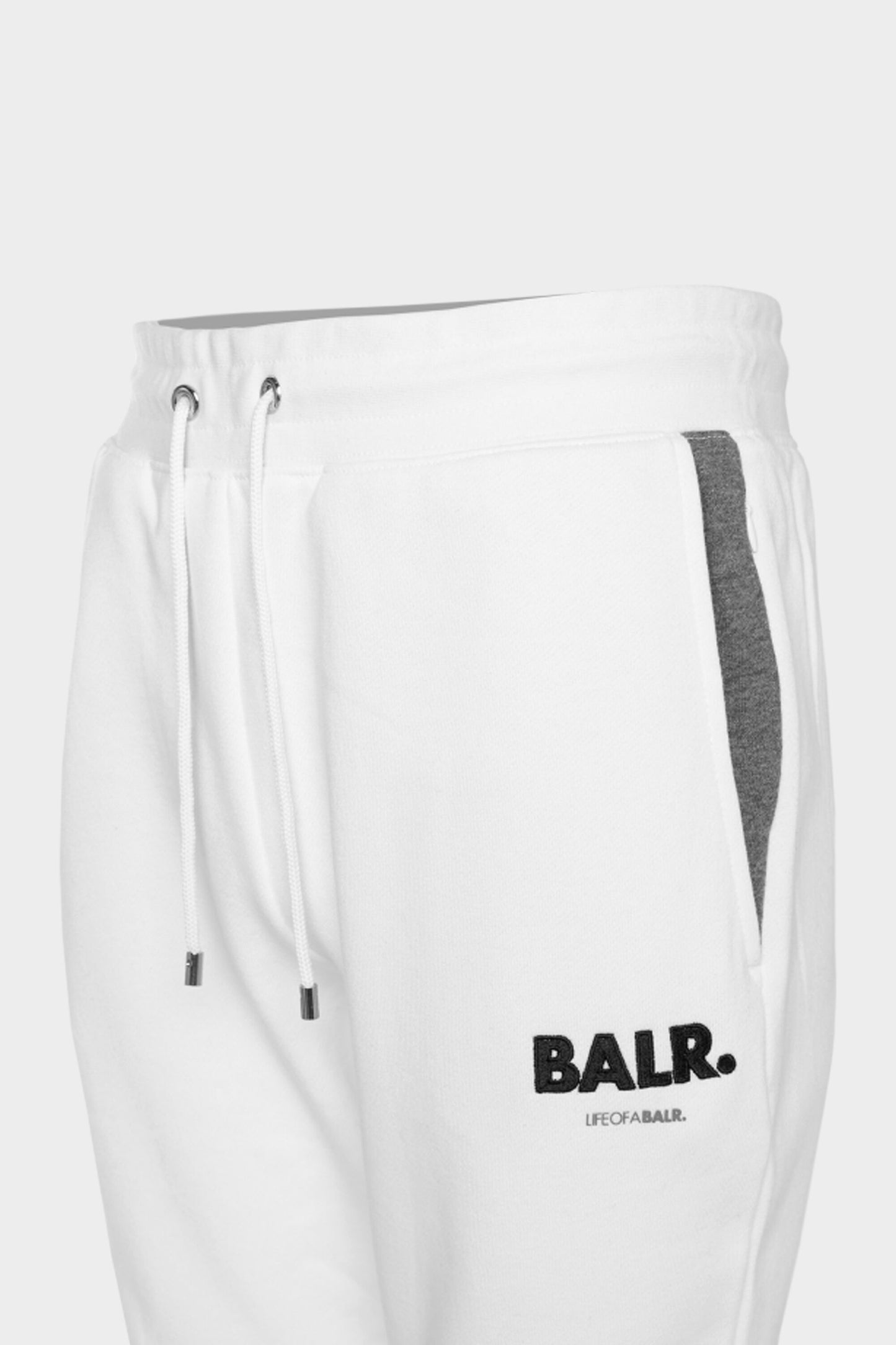 Embroidered LOAB Sweatpants White