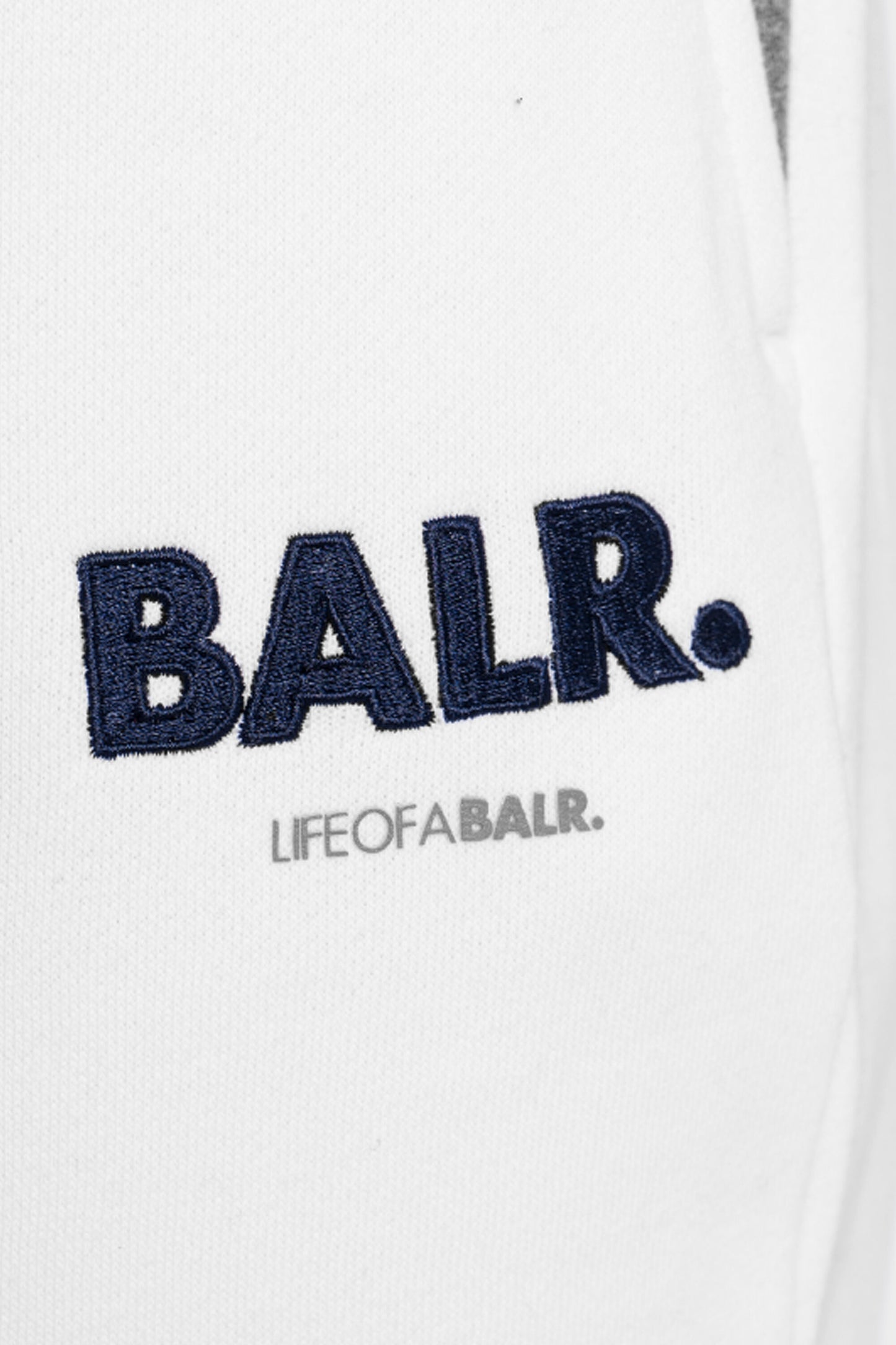 Embroidered LOAB Sweatpants White