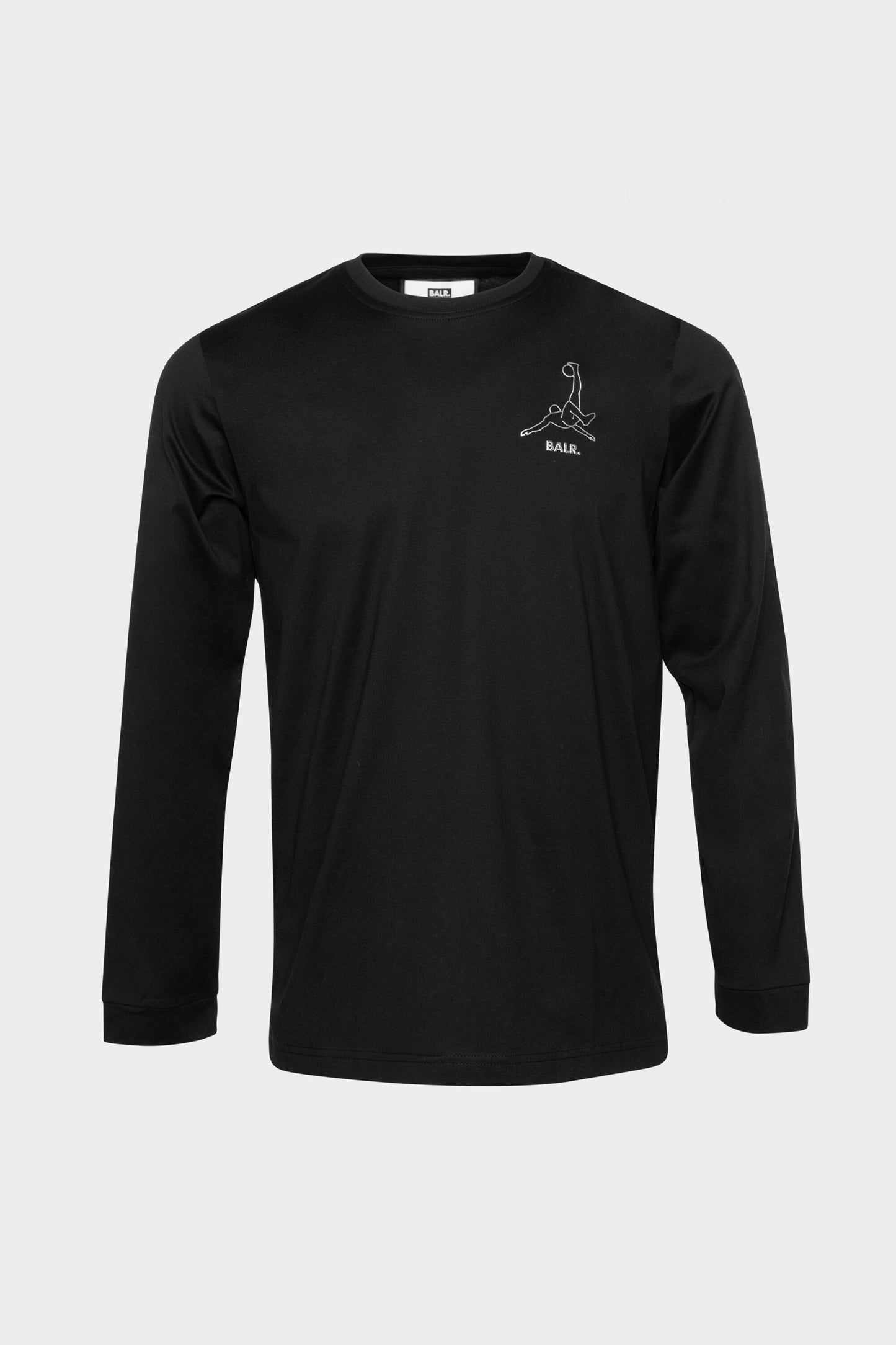 BALR. Bicycle Kick Straight T-Shirt l/s Black