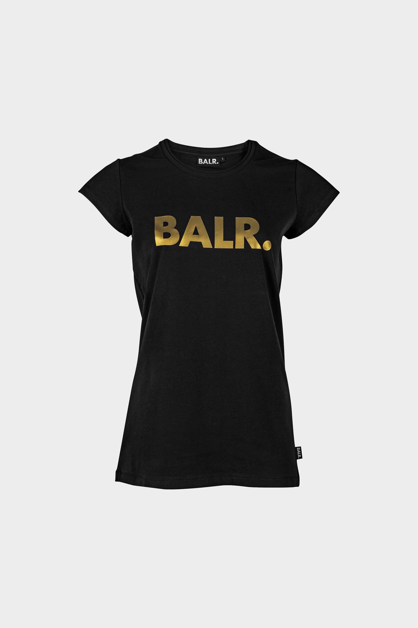 Women Brand T-Shirt Black/Gold
