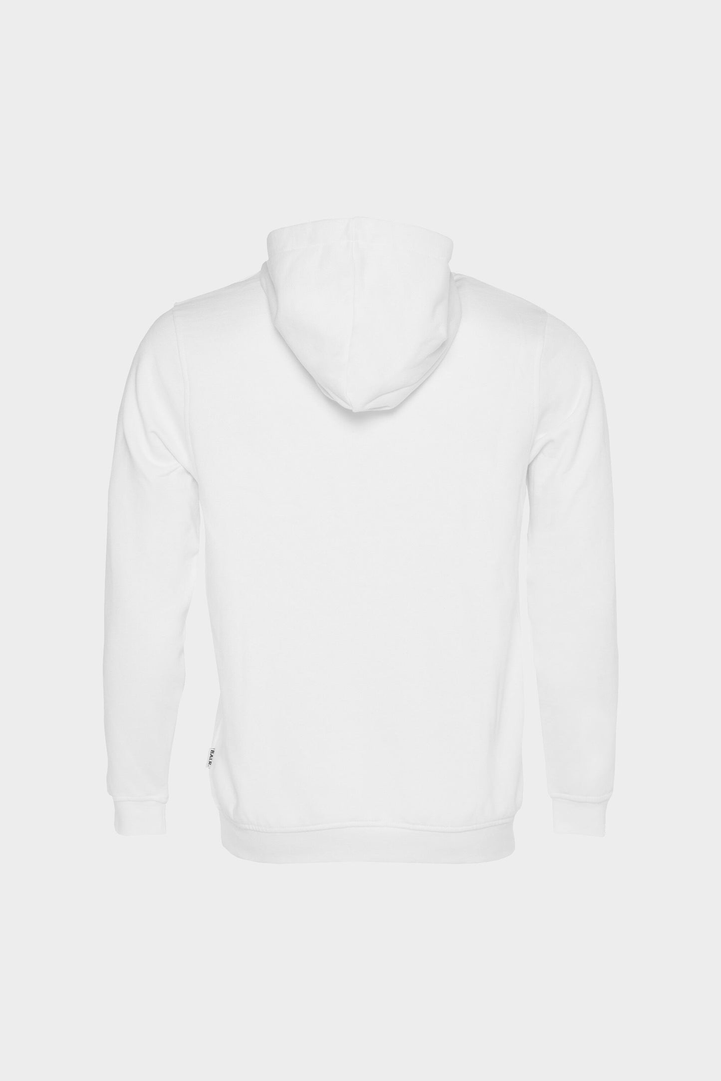 Brand Straight Hoodie Men White