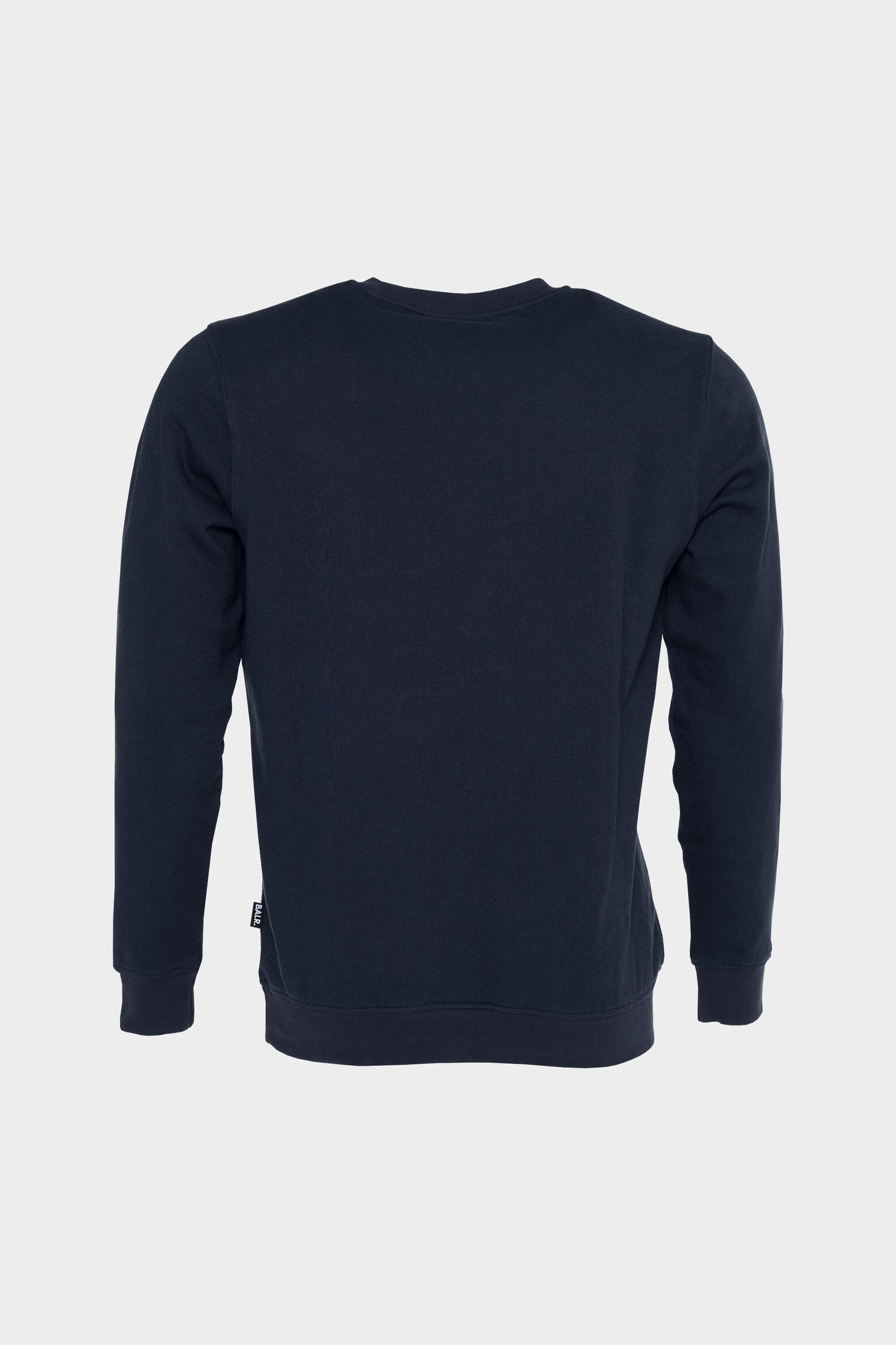 Brand Straight Crew Neck Navy Blue