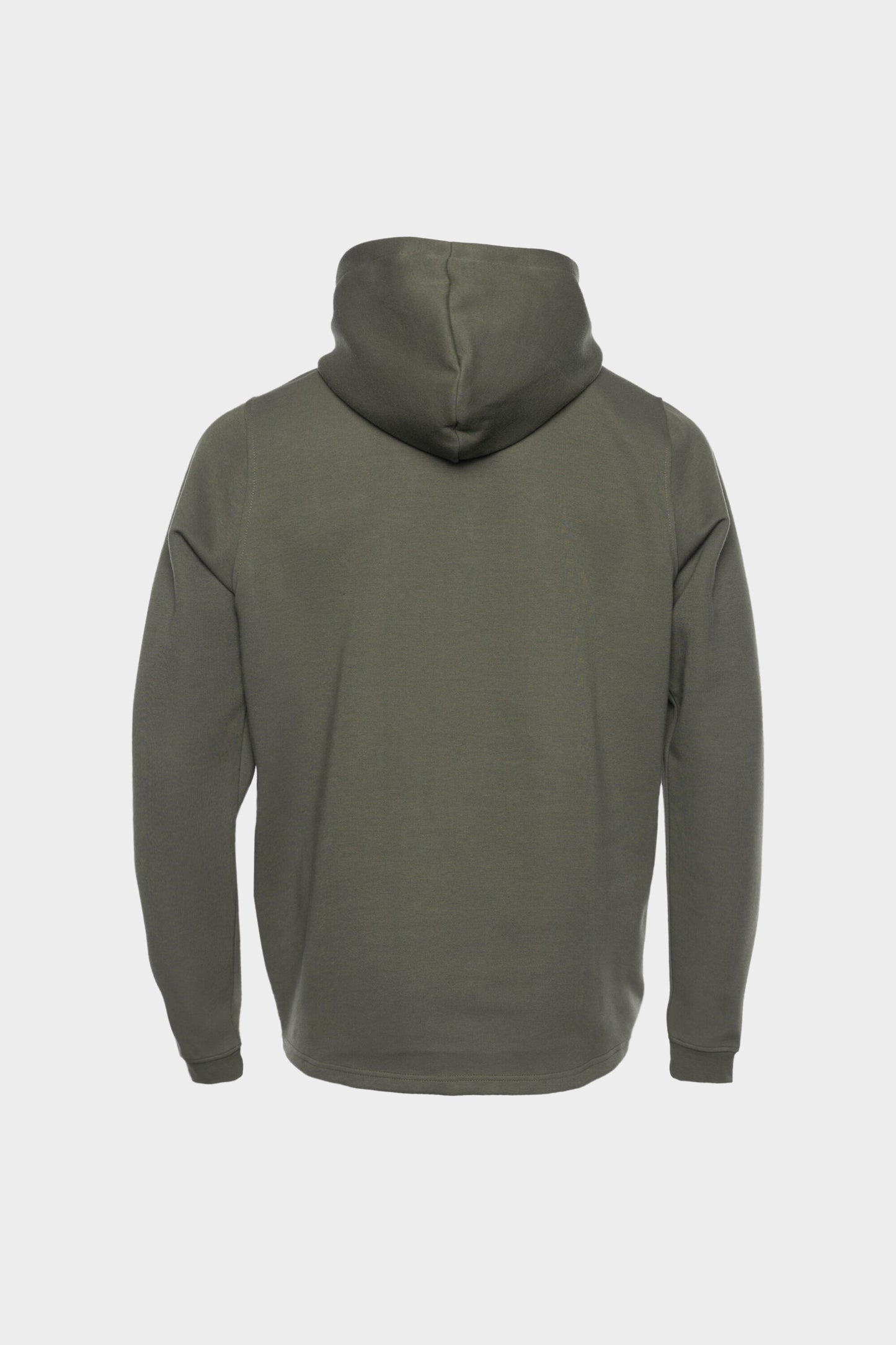 BALR. Q-Series Straight Hoodie met rits Legergroen
