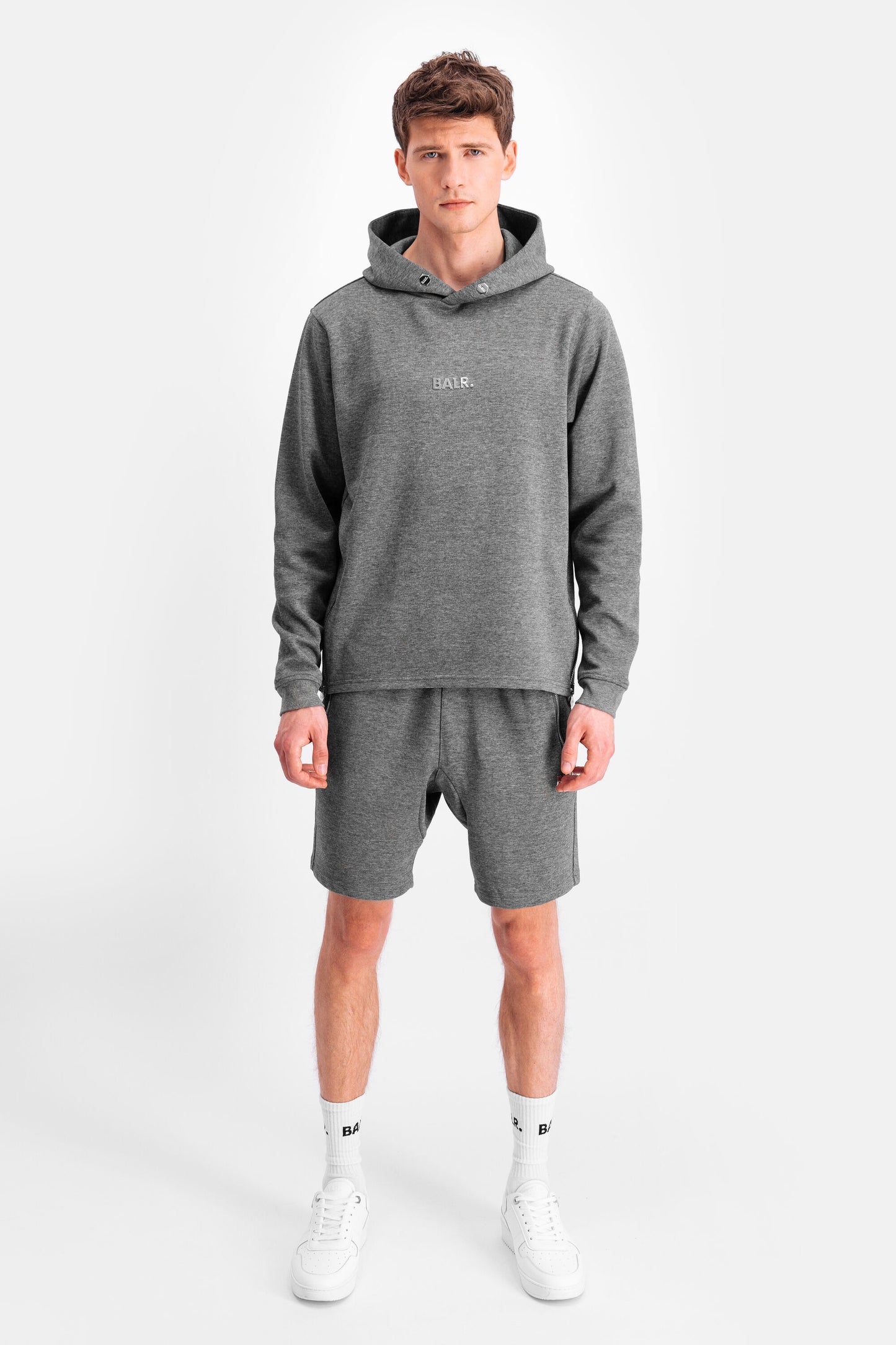 Q-Series Sweat Short Dk Grey Heather