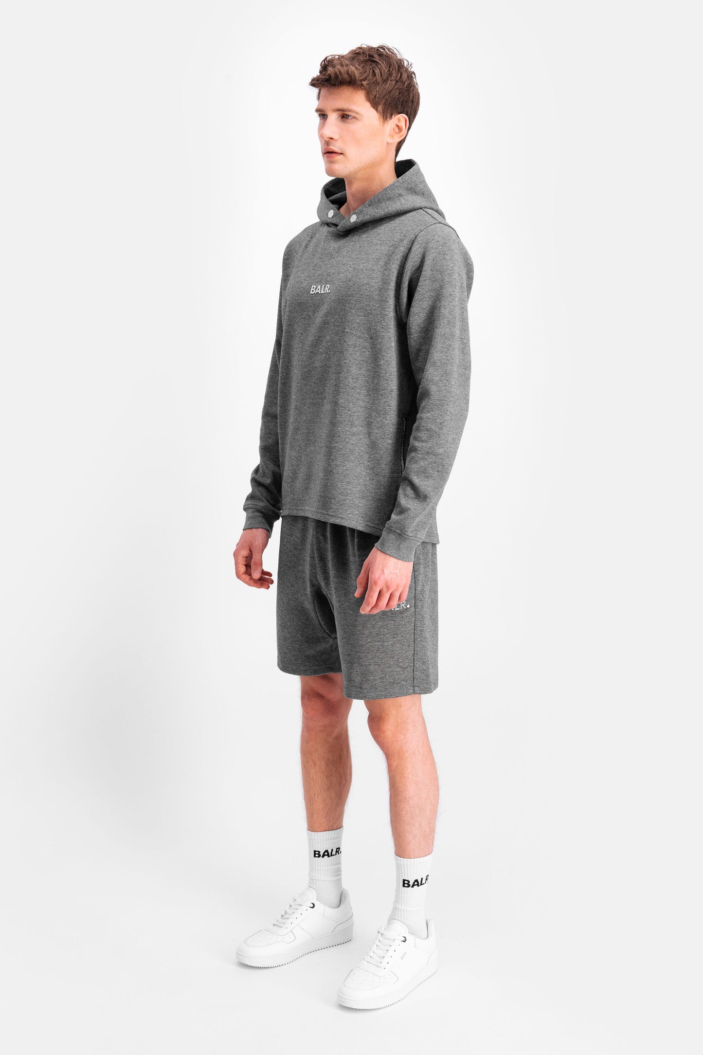 Q-Series Sweat Short Dk Grey Heather