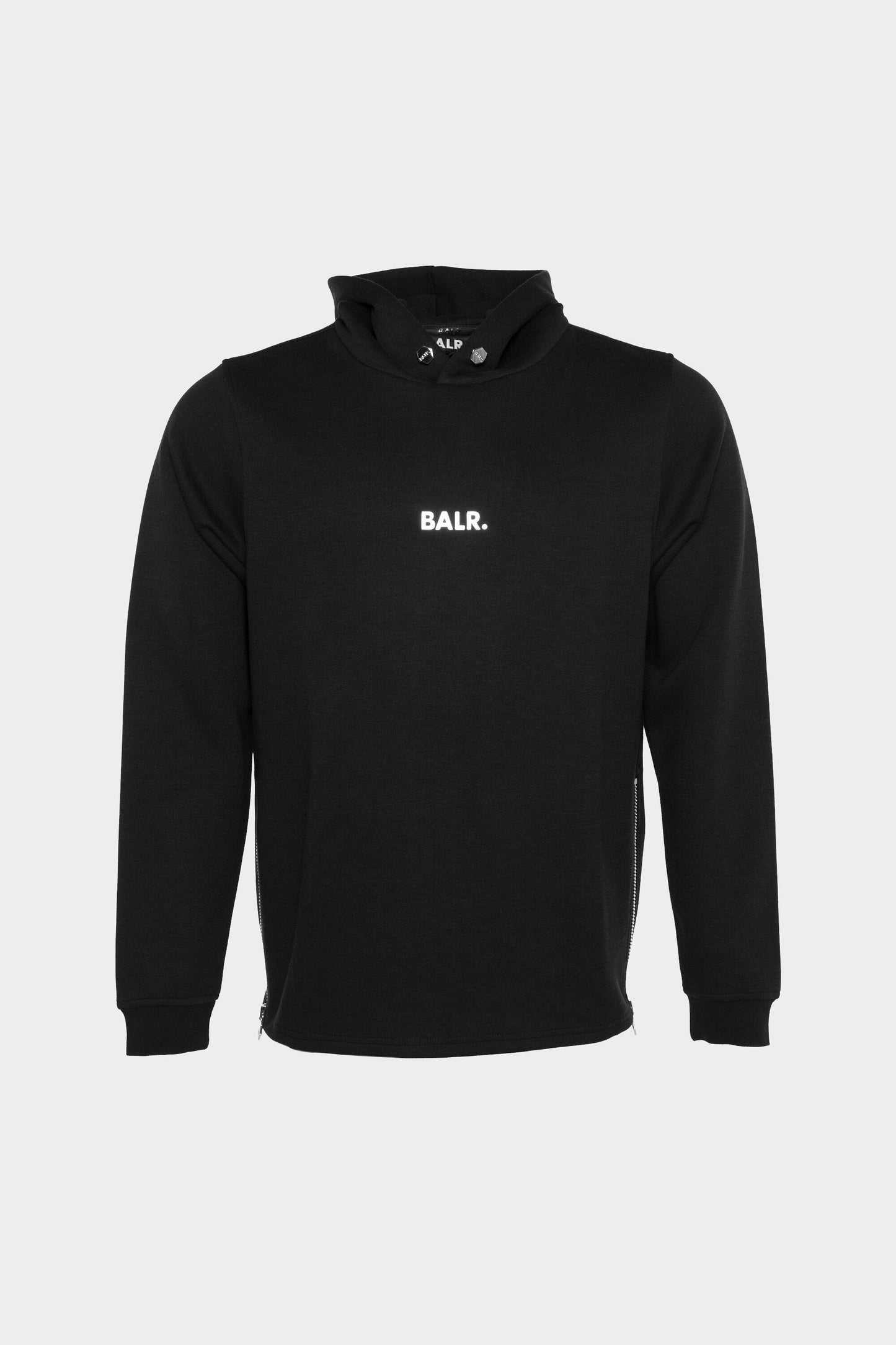BALR. Q-Series Straight Classic Hoodie Black