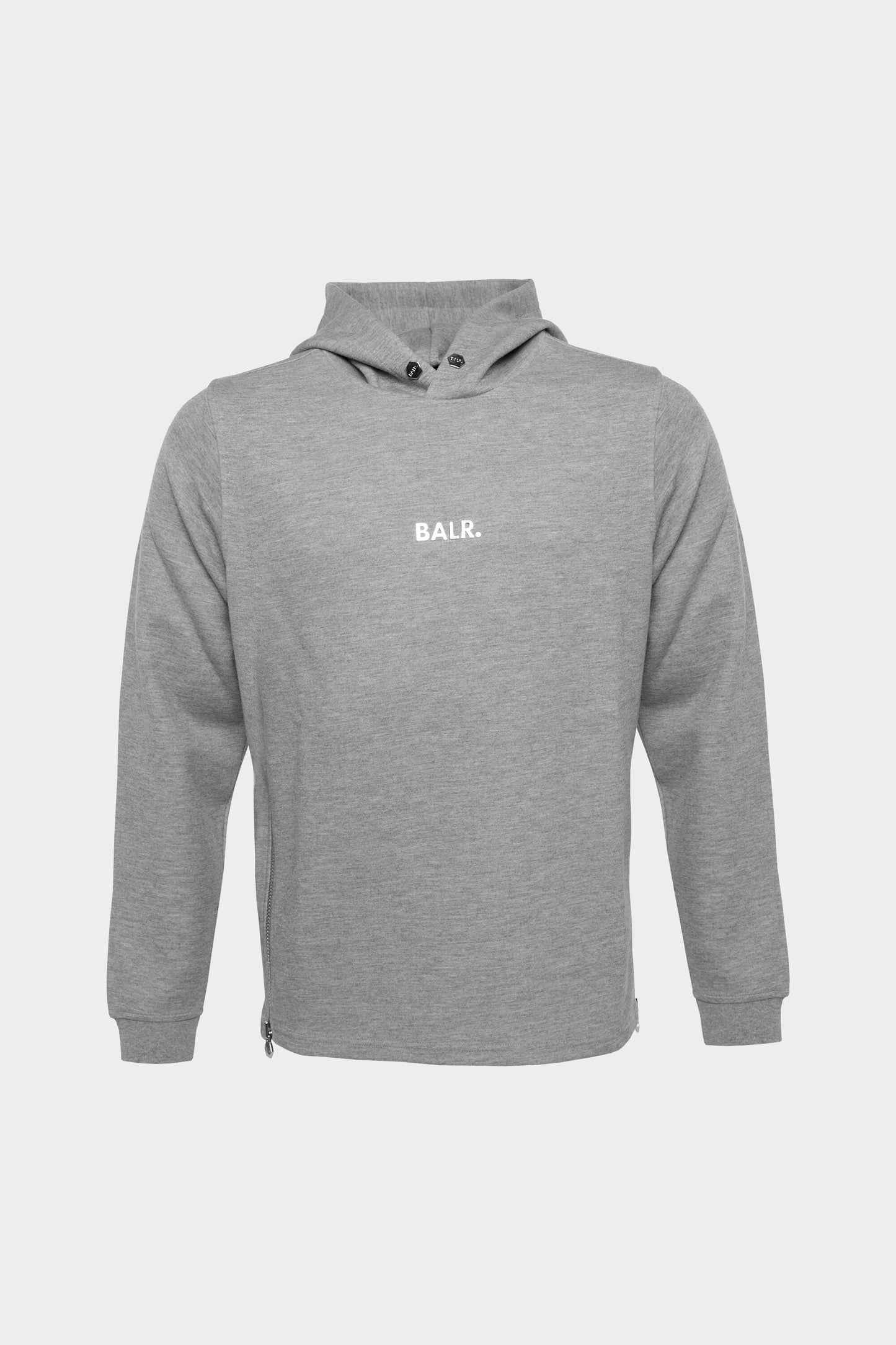 BALR. Q-Series Straight Classic Hoodie Grey Heather