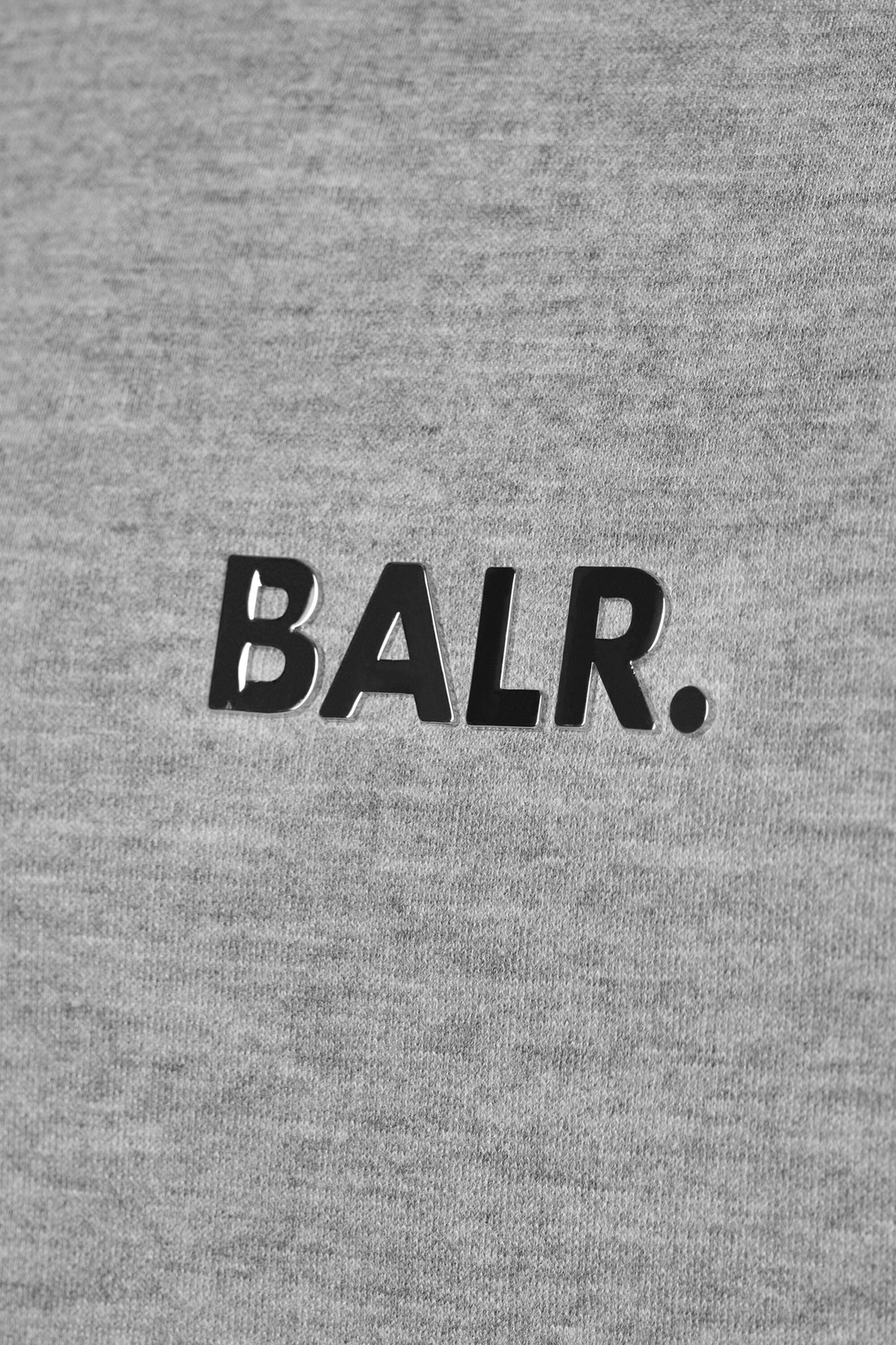 BALR. Q-Series Straight Classic Hoodie Grey Heather