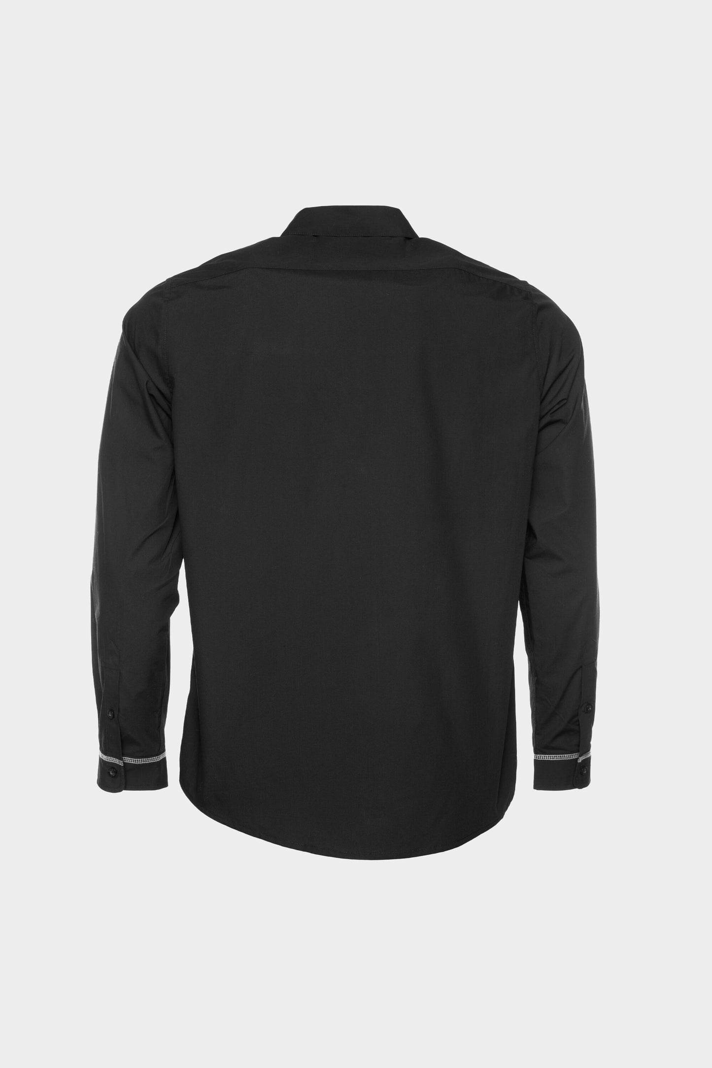 BALR. Label Straight Shirt L/S Black