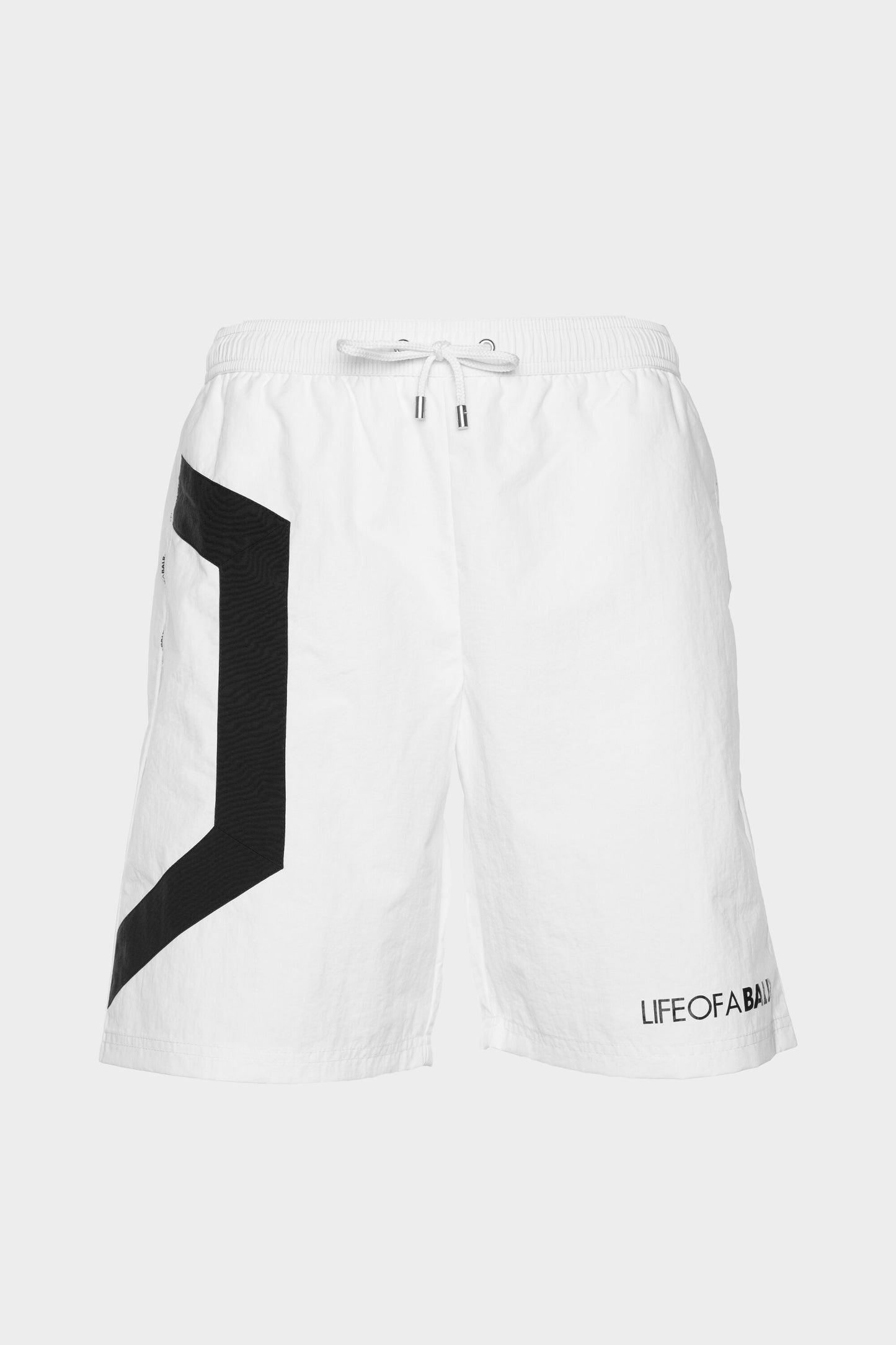 Hexagon Track Shorts White