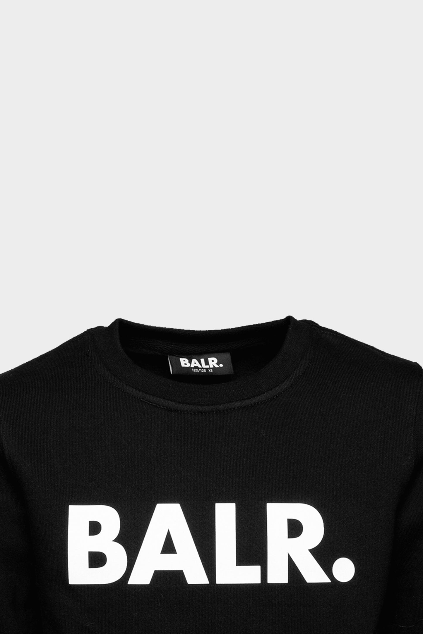 Brand Logo Crew Neck Black