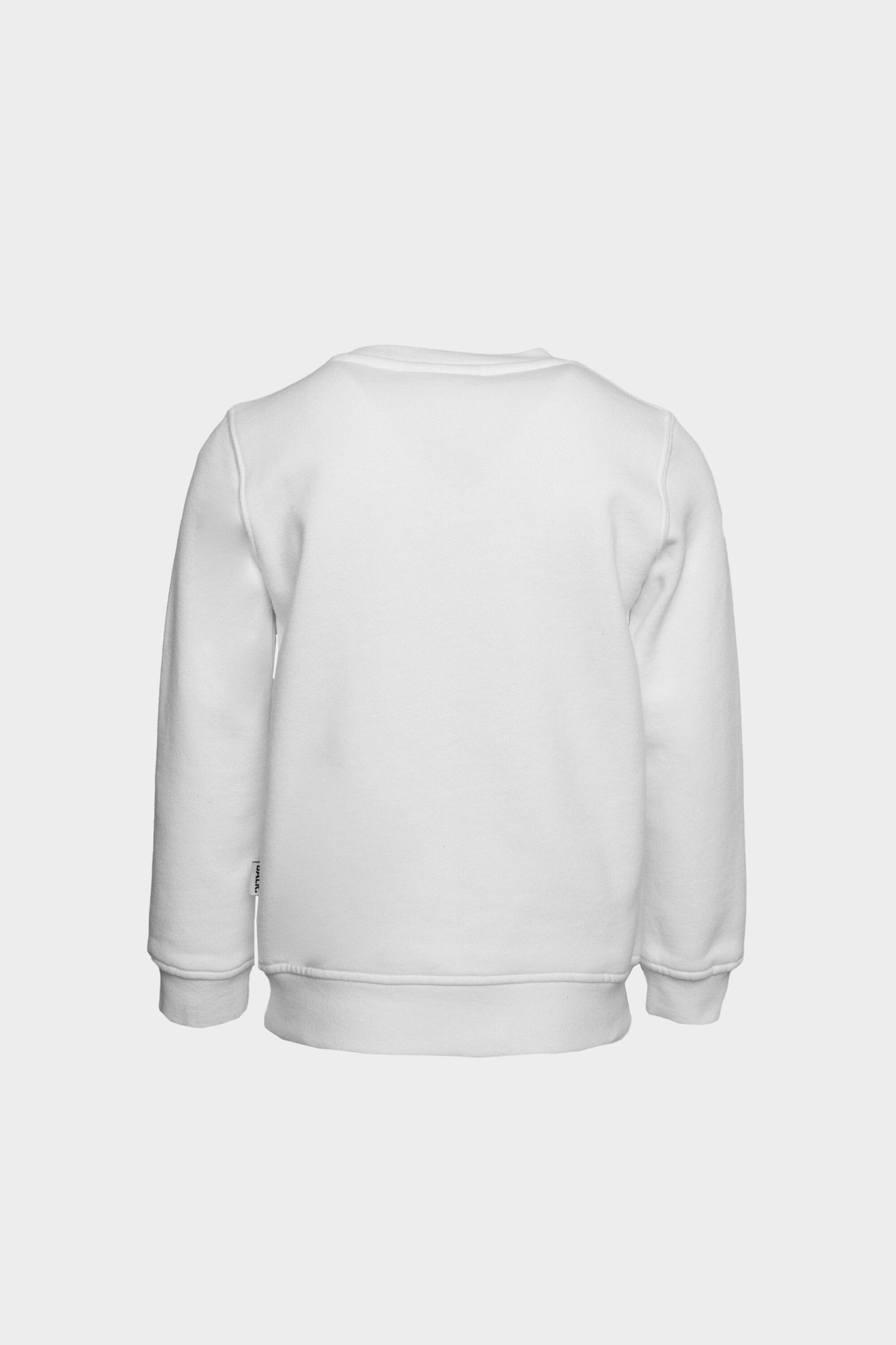 Brand Logo Crew Neck White