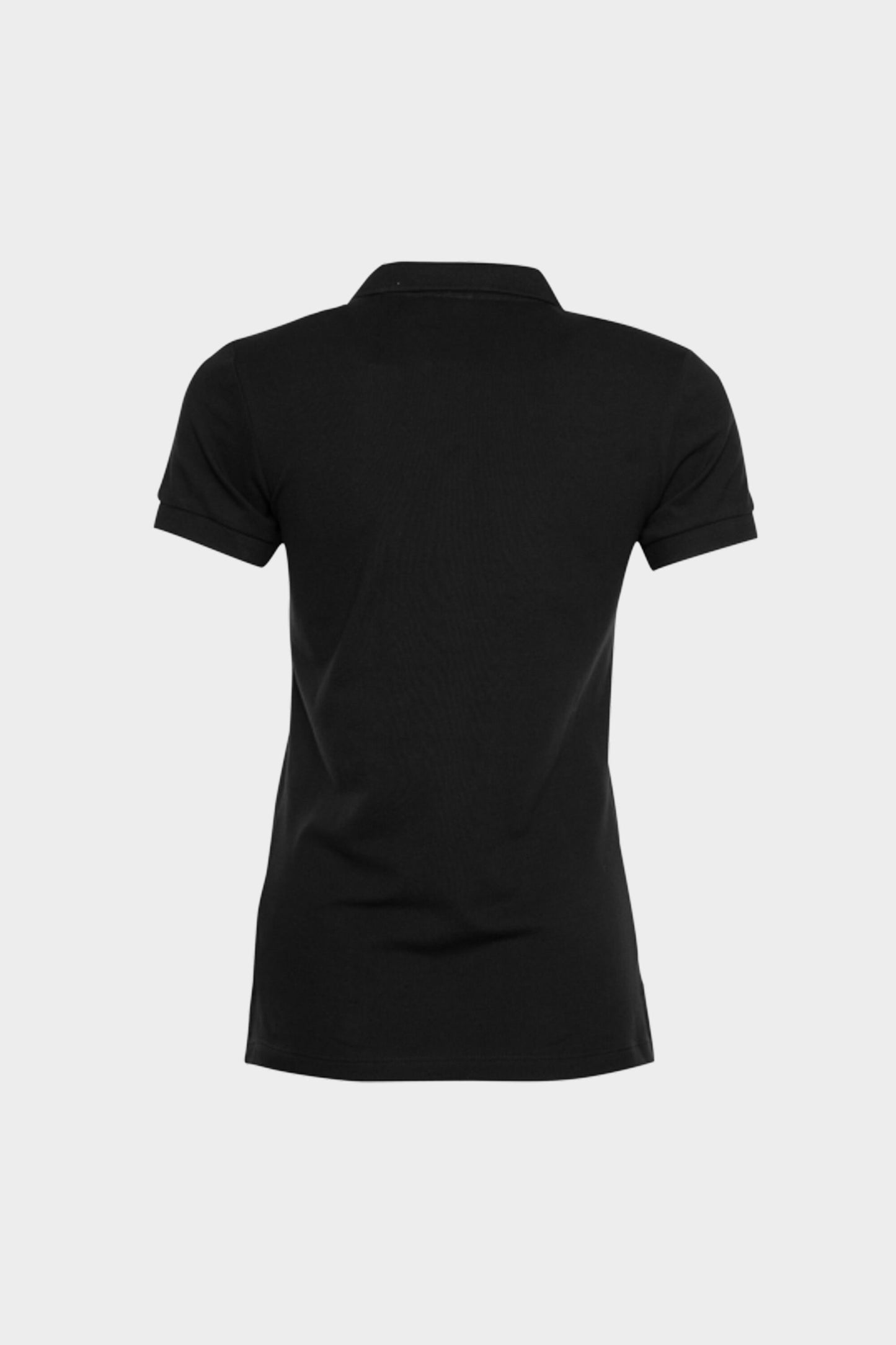 Brand Contrast Logo Polo Black